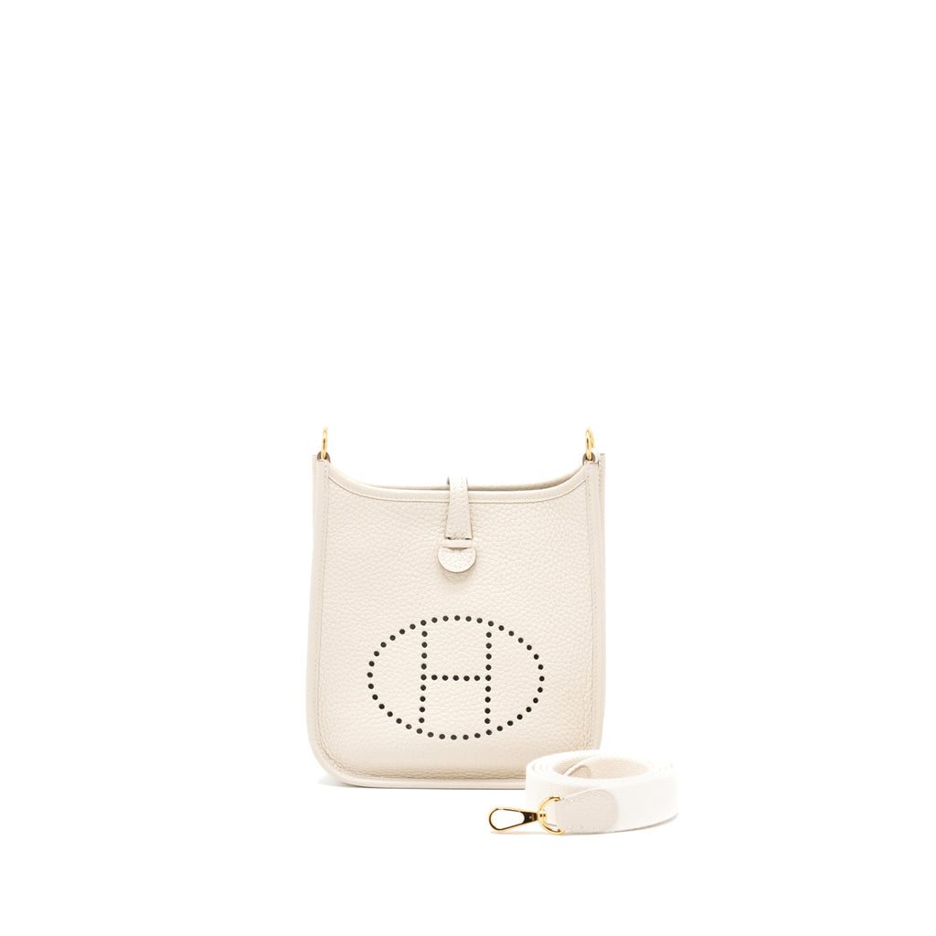 HERMES MINI EVELYN CLEMENCE CRAIE GHW