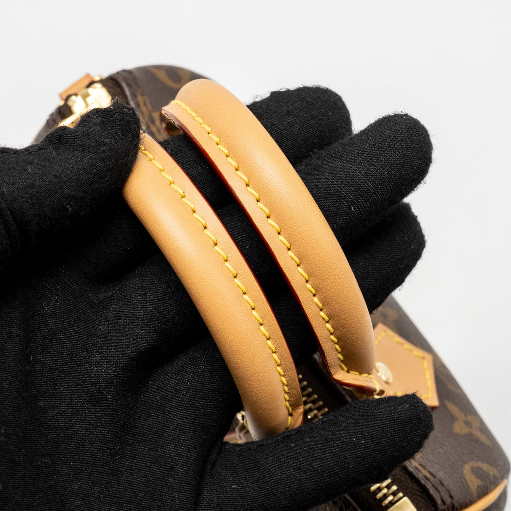 LOUIS VUITTON NANO SPEEDY MONOGRAM CANVAS GHW