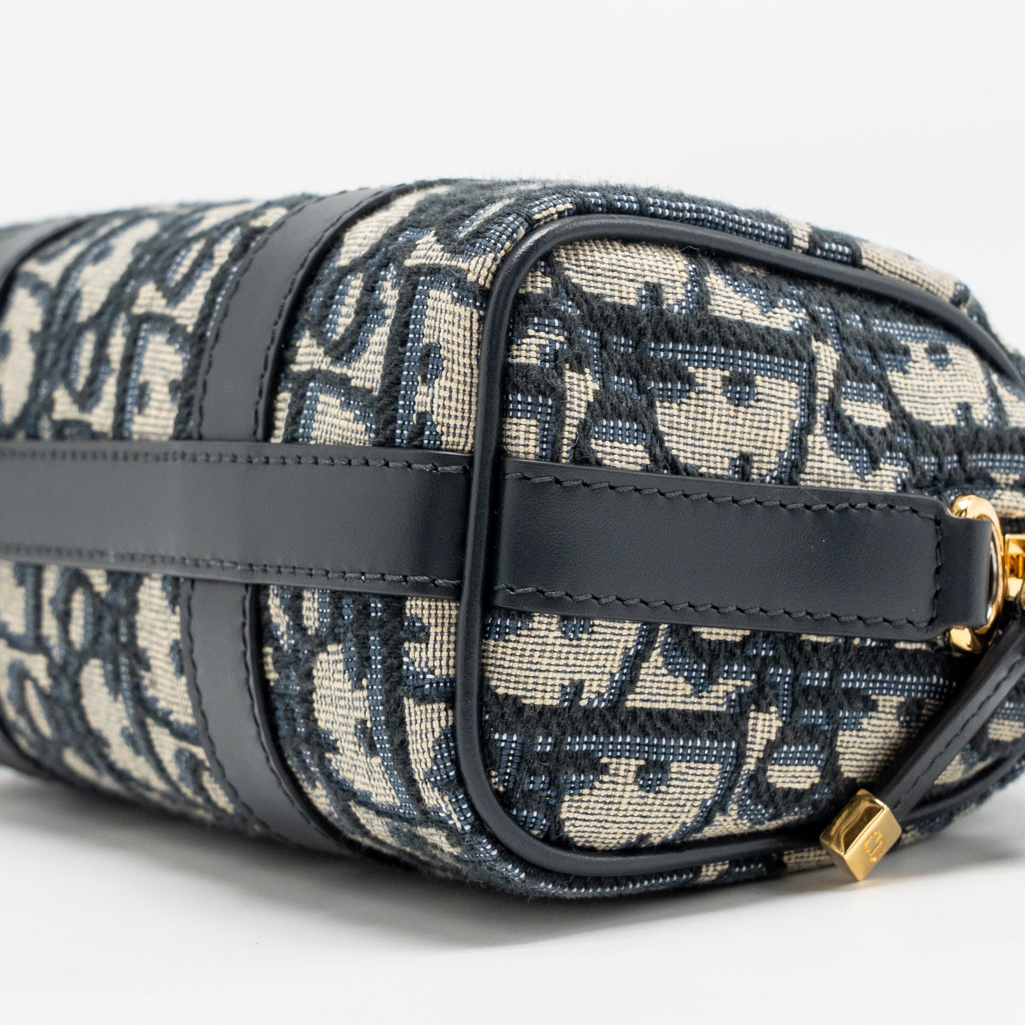 DIOR GROOVE 17 NANO BAG DIOR OBLIQUE JACQUARD BLUE GHW