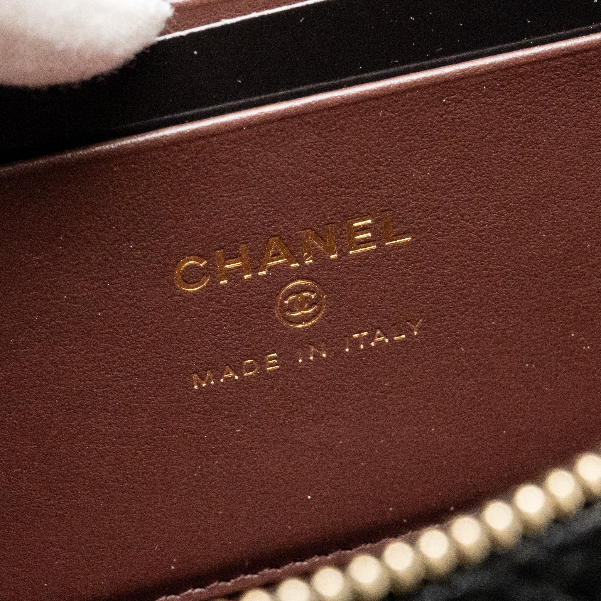 CHANEL CC TOP HANDLE VANITY BAG CAVIAR BLACK LGHW (MICROCHIP)