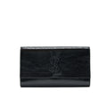 YSL PATENT LEATHER CLUTCH BLACK