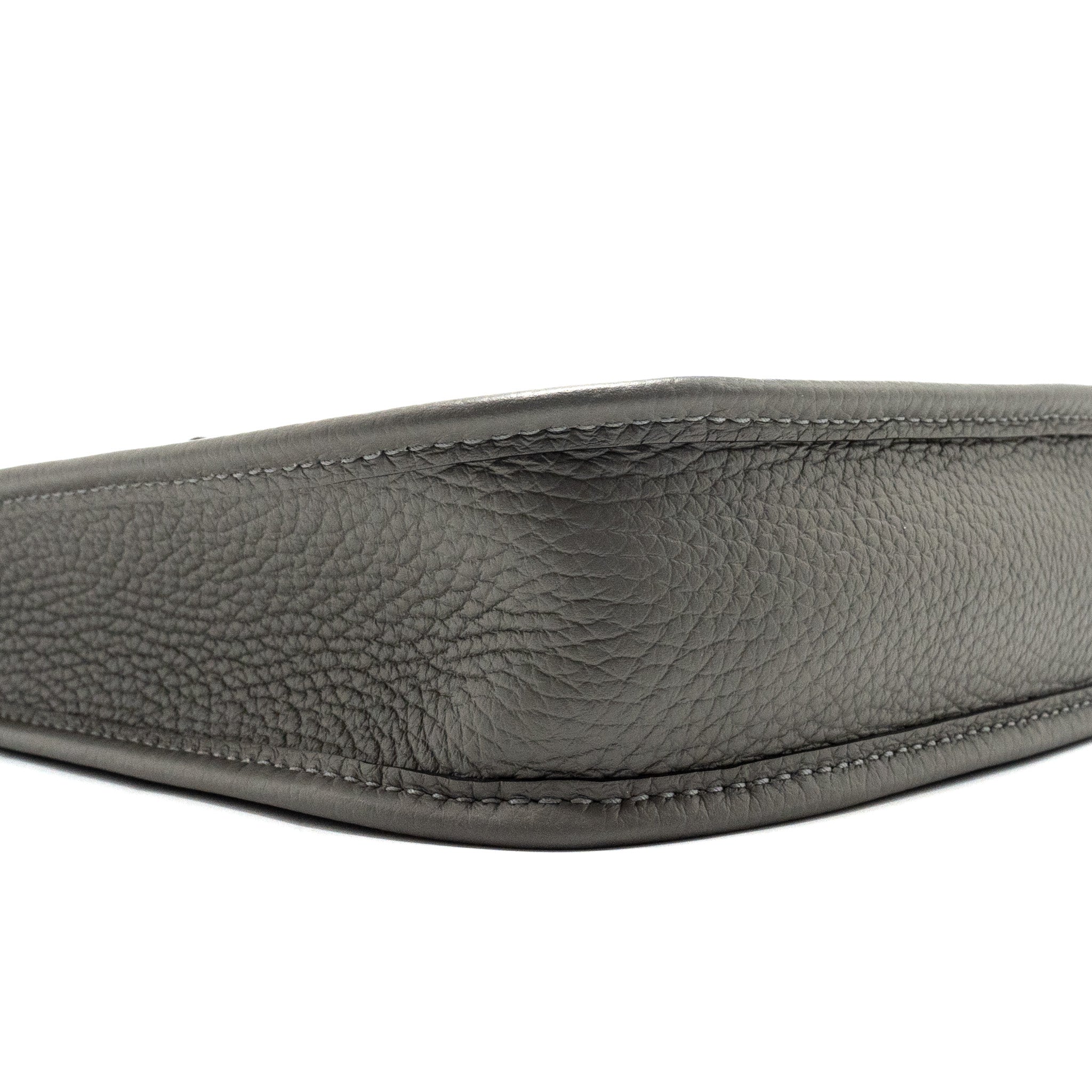 HERMES MINI EVELYNE CLEMENCE GRIS MEYER GHW