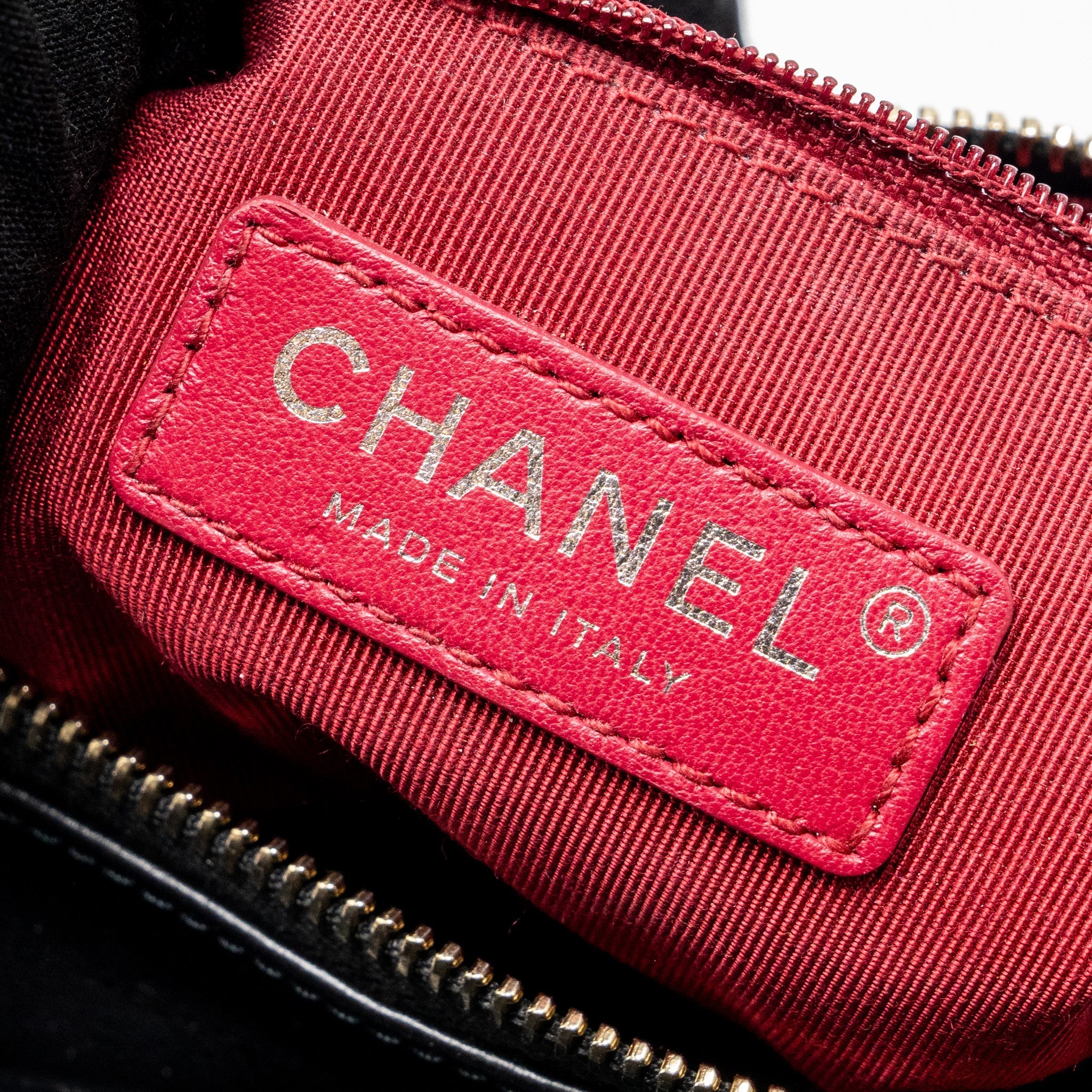 CHANEL SMALL GABRIELLE HOBO BAG AGED CALFSKIN BLACK MULTICOLOUR HARDWARE