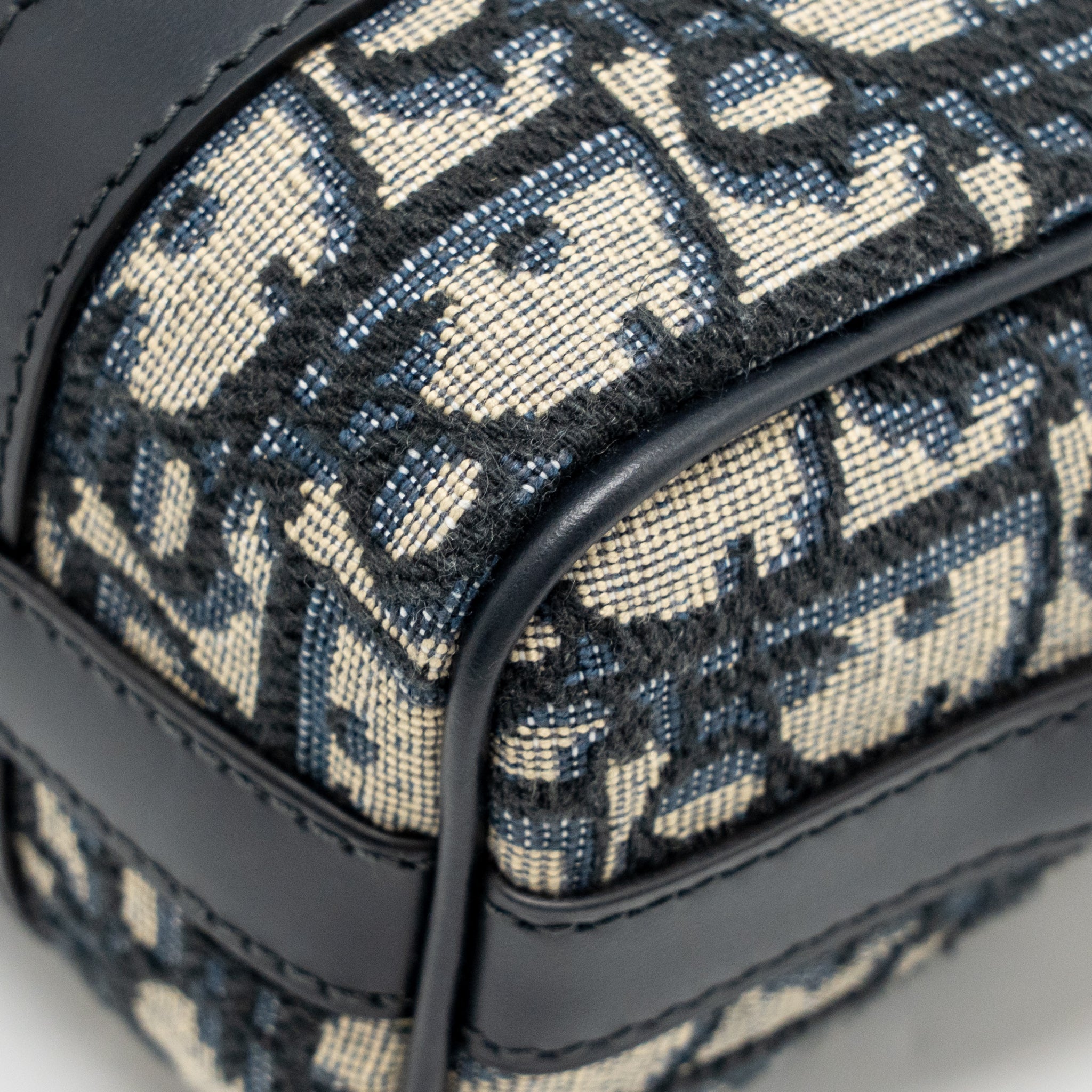 DIOR GROOVE 17 NANO BAG DIOR OBLIQUE JACQUARD BLUE GHW