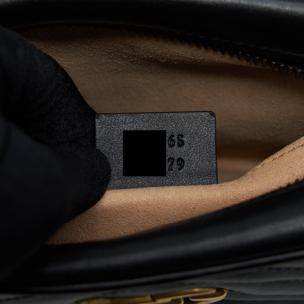 GUCCI MARMONT CAMERA BAG BLACK GHW