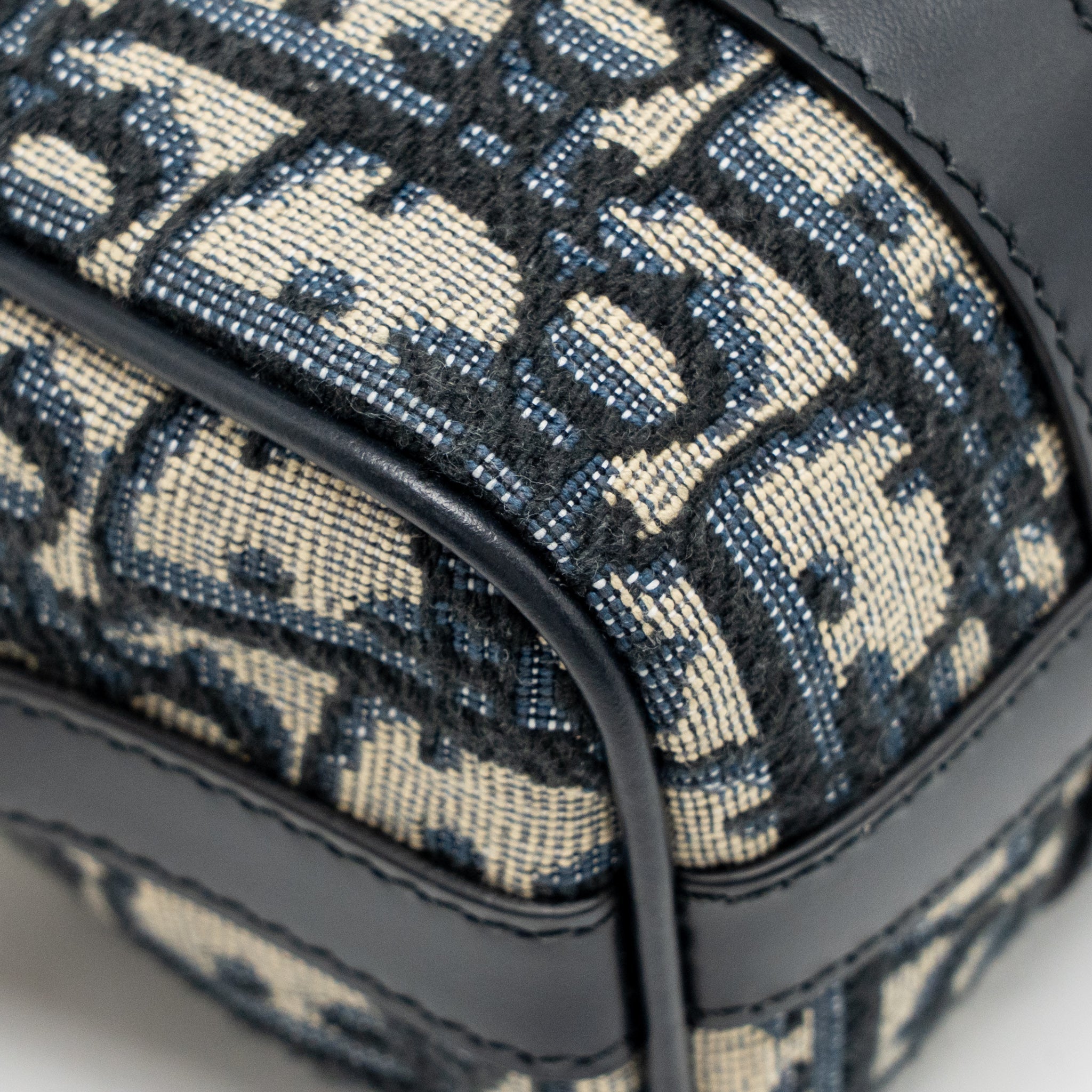 DIOR GROOVE 17 NANO BAG DIOR OBLIQUE JACQUARD BLUE GHW