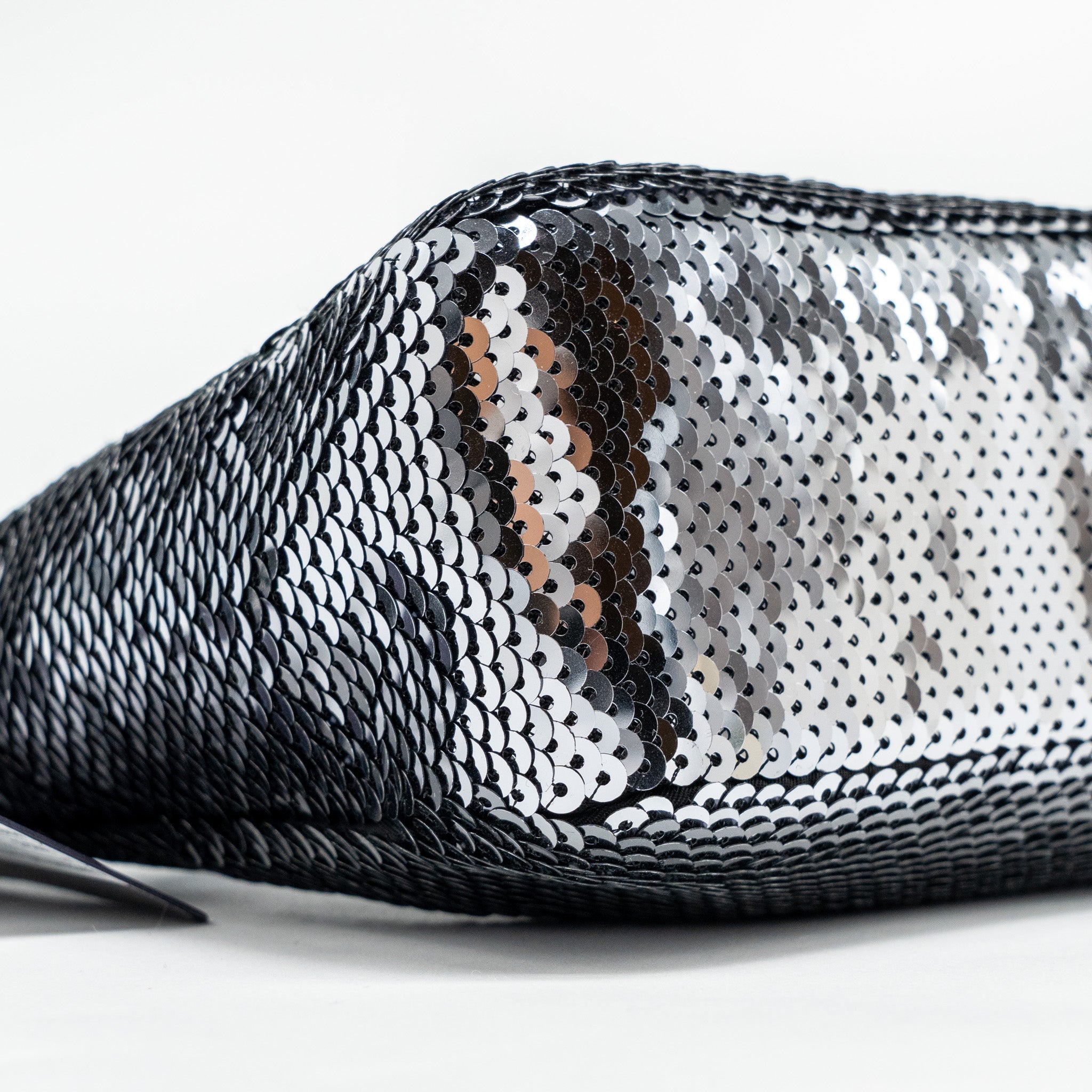 PRADA RE-EDITION MINI BAG SEQUIN ARGENTO SHW