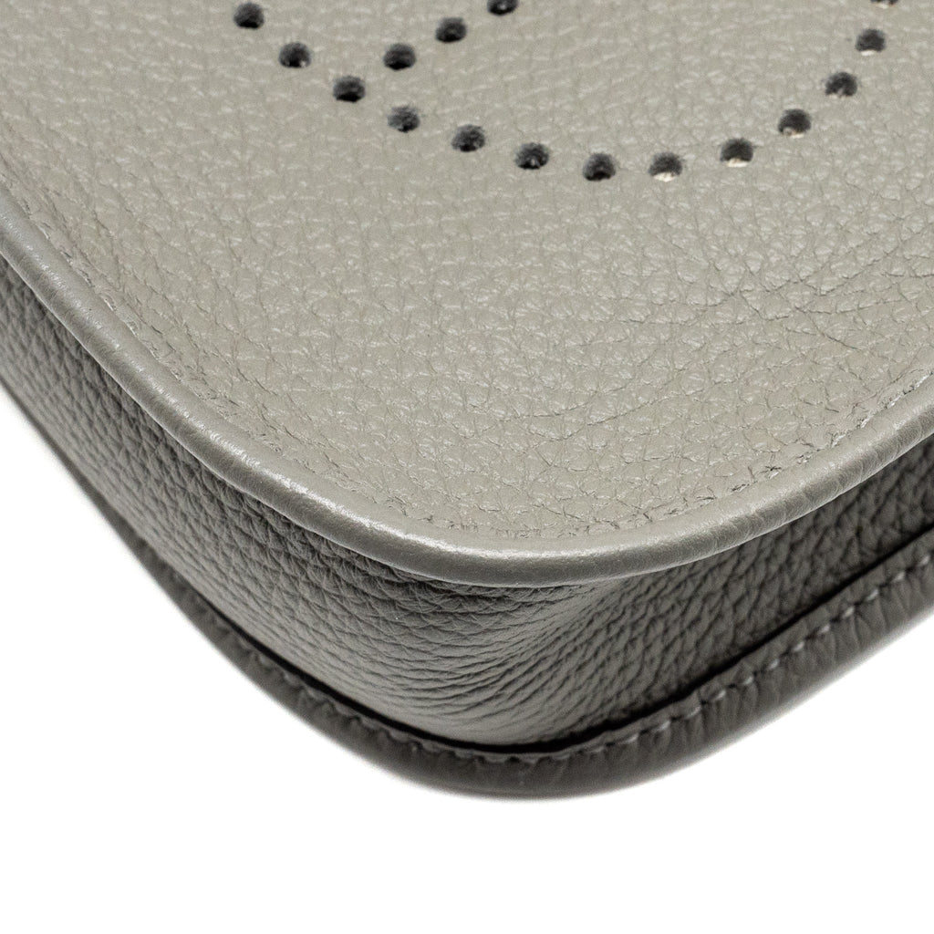 HERMES MINI EVELYNE CLEMENCE GRIS MEYER GHW