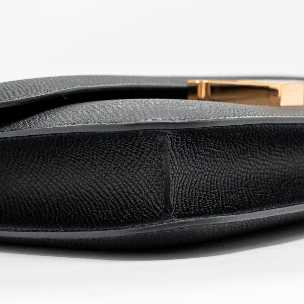 HERMES CONSTANCE ELAN EPSOM BLACK RGHW