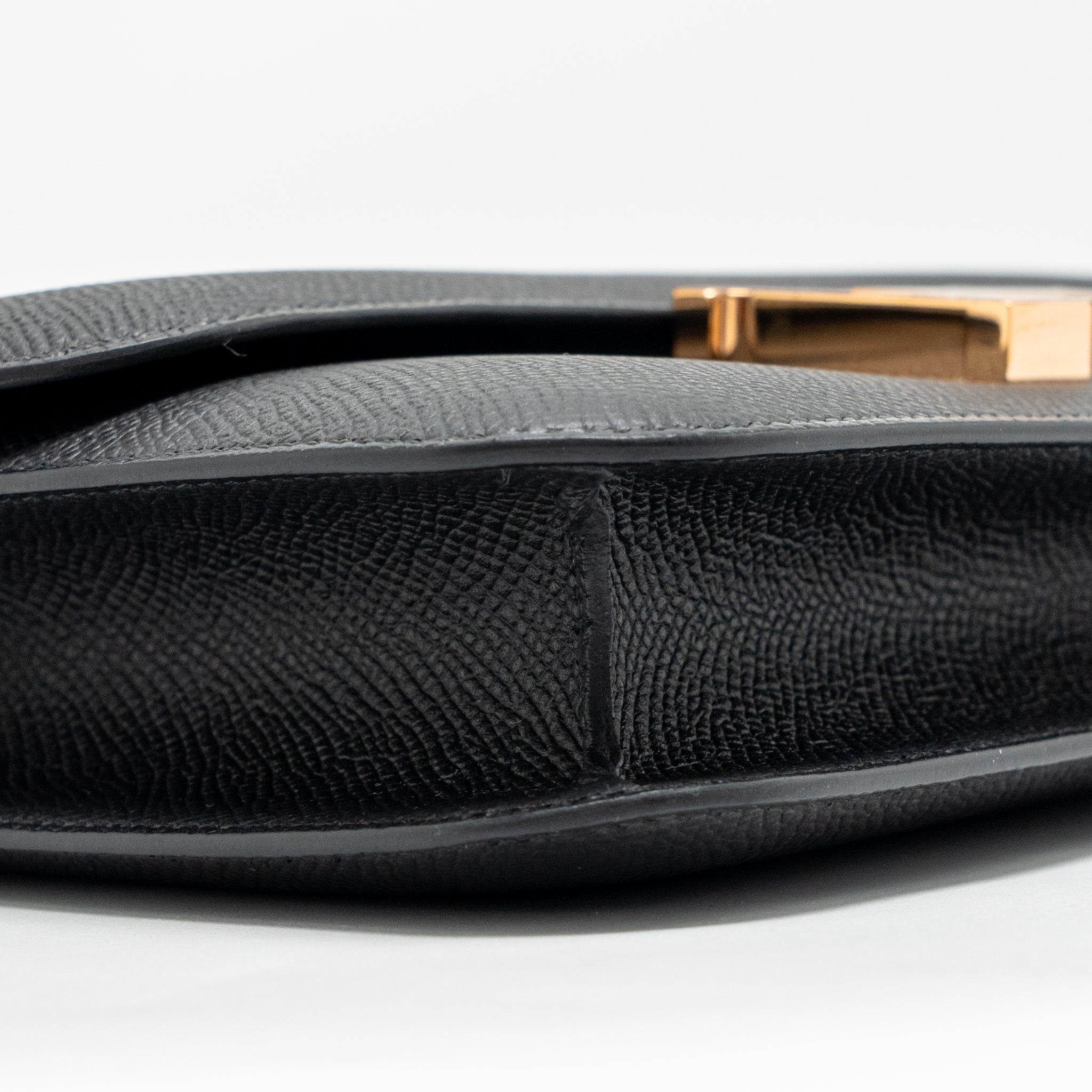 HERMES CONSTANCE ELAN EPSOM BLACK RGHW