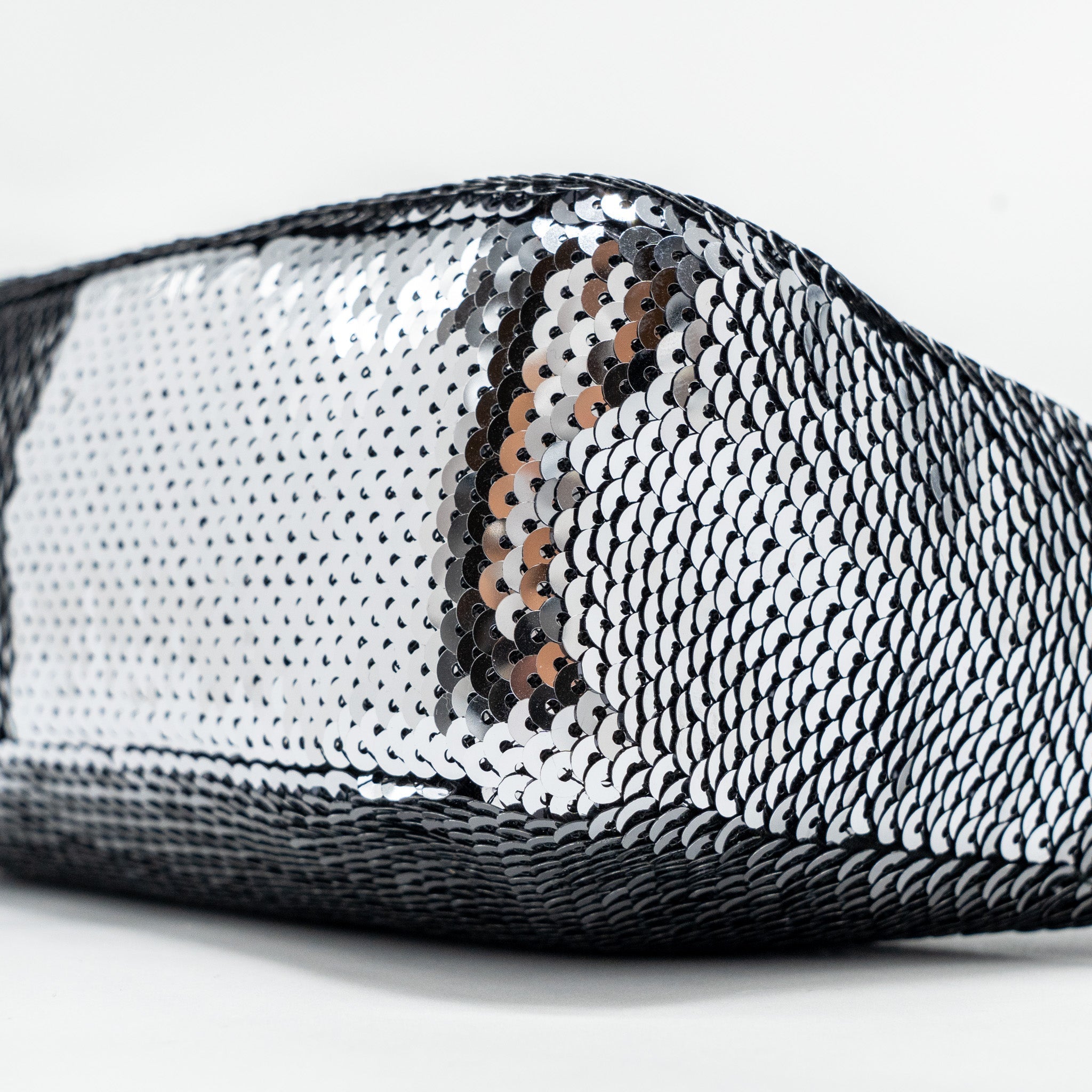 PRADA RE-EDITION MINI BAG SEQUIN ARGENTO SHW