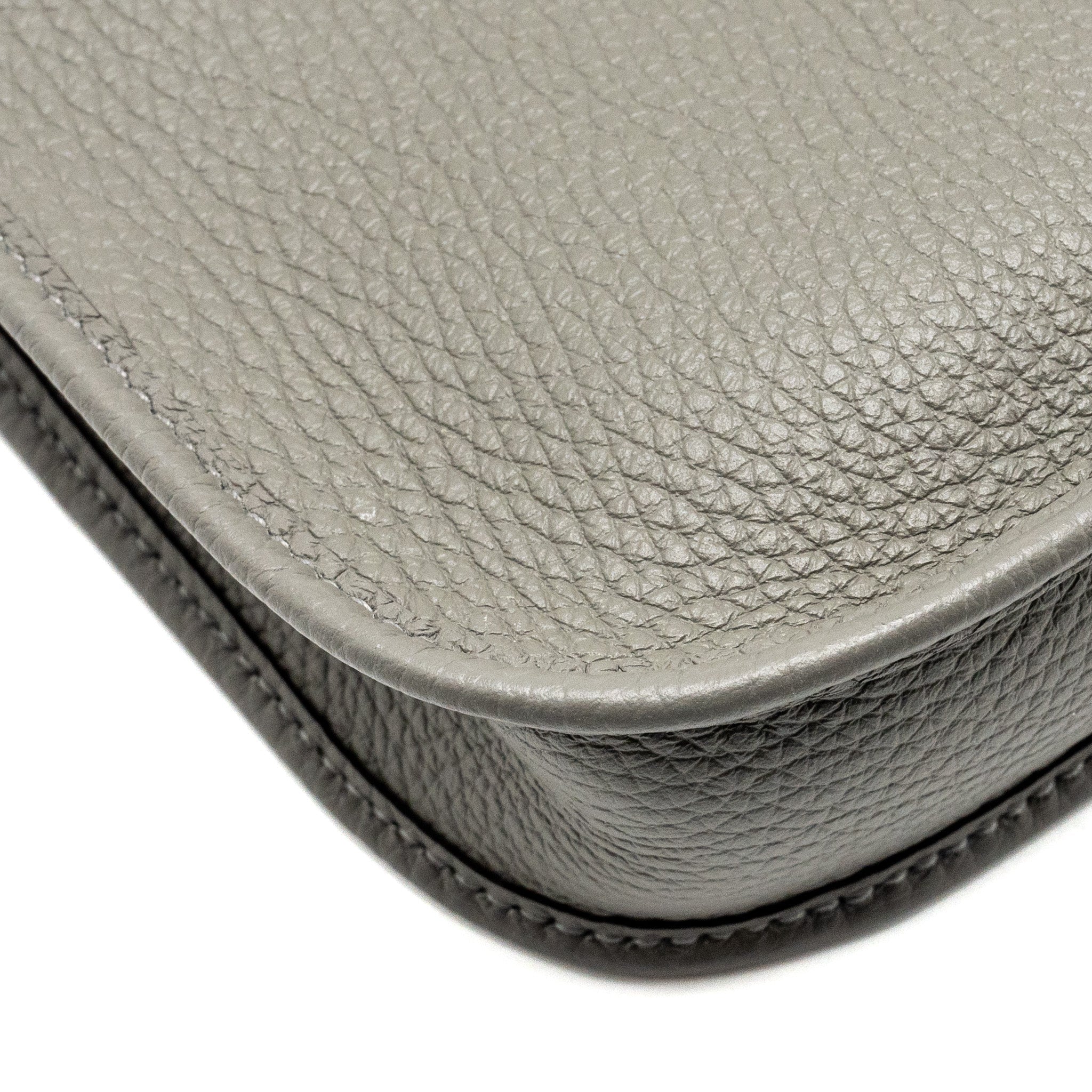 HERMES MINI EVELYNE CLEMENCE GRIS MEYER GHW