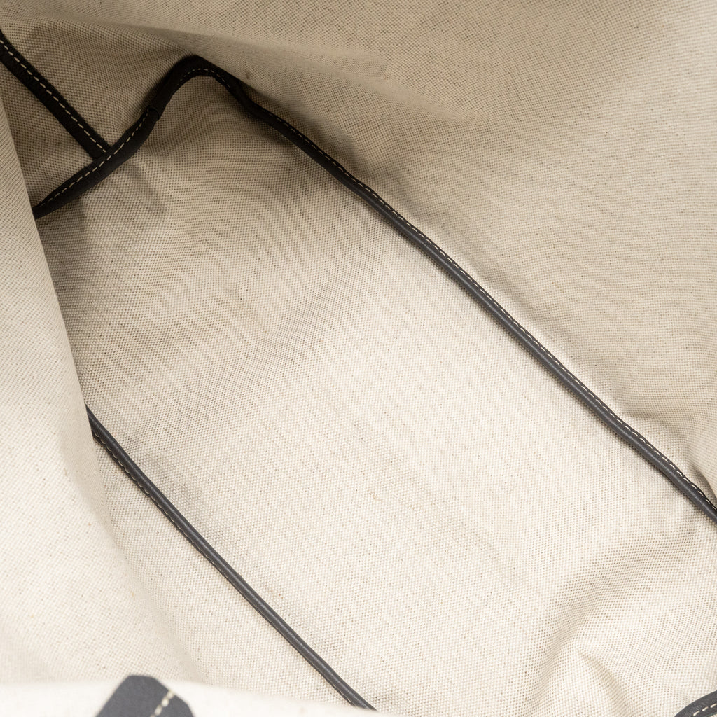 GOYARD SAINT LOUIS PM TOTE GOYARDINE CANVAS/CALFSKIN GREY SHW
