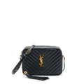 SAINT LAURENT/YSL LOU CAMERA BAG CALFSKIN BLACK GHW