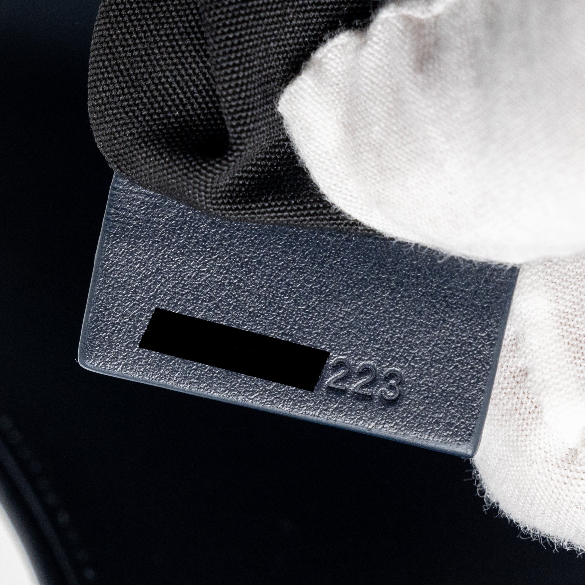 DIOR HOMME SADDLE BAG CD DIAMOND CANVAS/SMOOTH CALFSKIN NAVY BLUE SHW