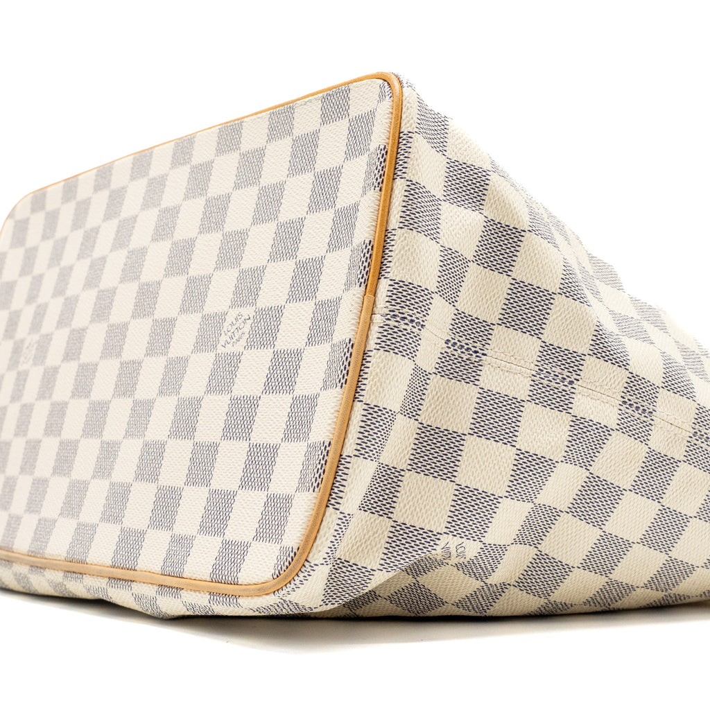 LOUIS VUITTON SALEYA MM DAMIER AZUR CANVAS GHW