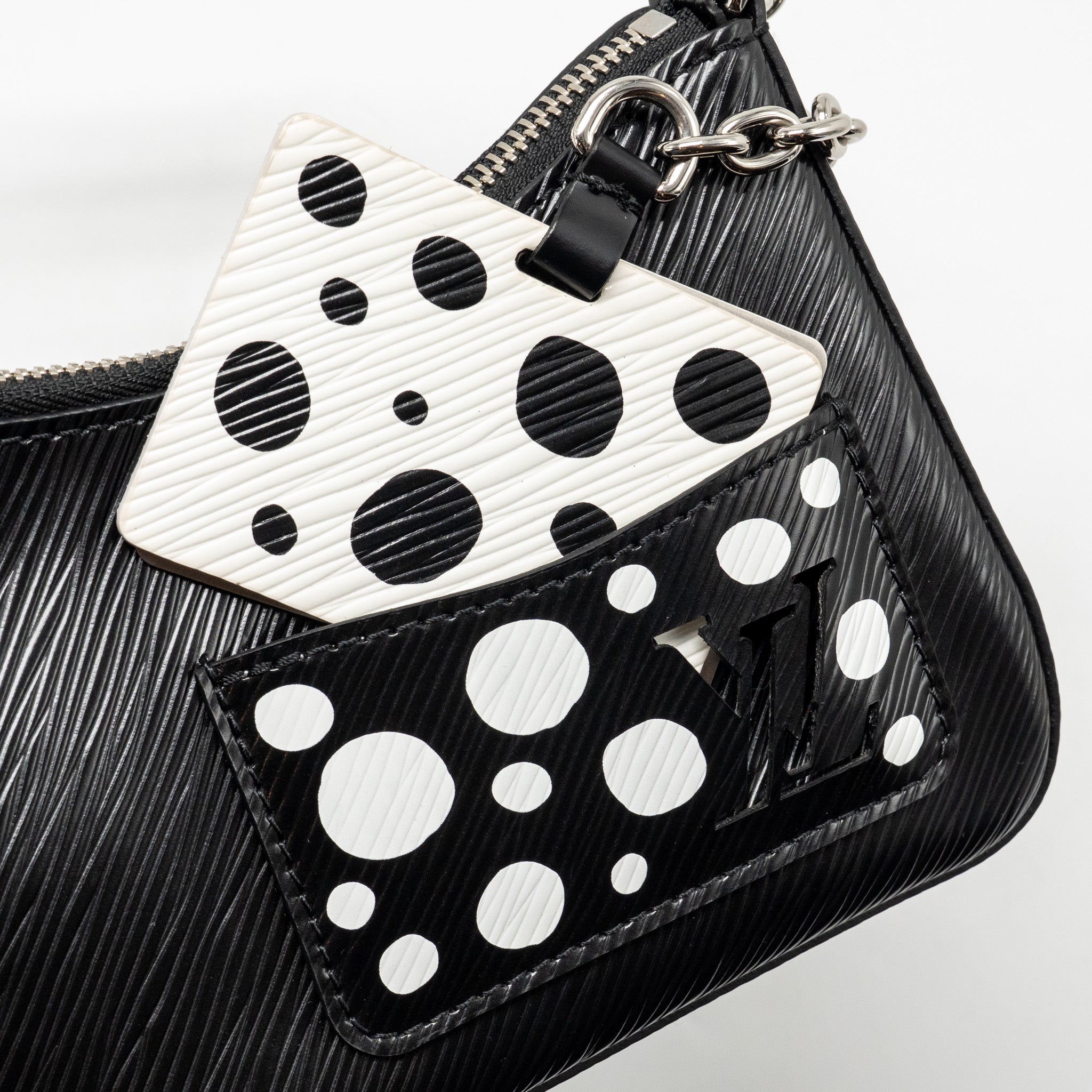 LOUIS VUITTON YAYOI KUSAMA MARELLINI EPI LEATHER BLACK SHW