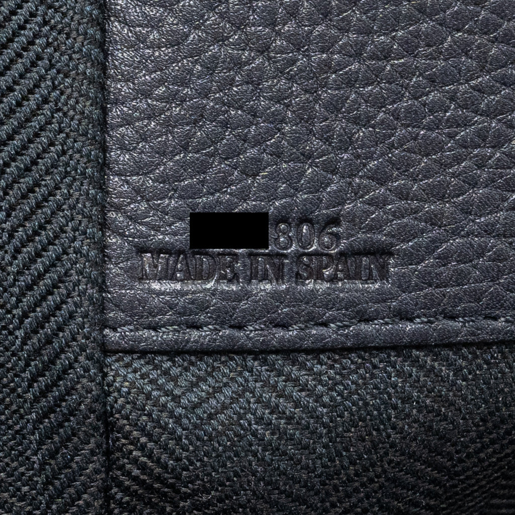 LOEWE MEDIUM HAMMOCK BAG GRAINED CALFSKIN DARK BLUE GHW