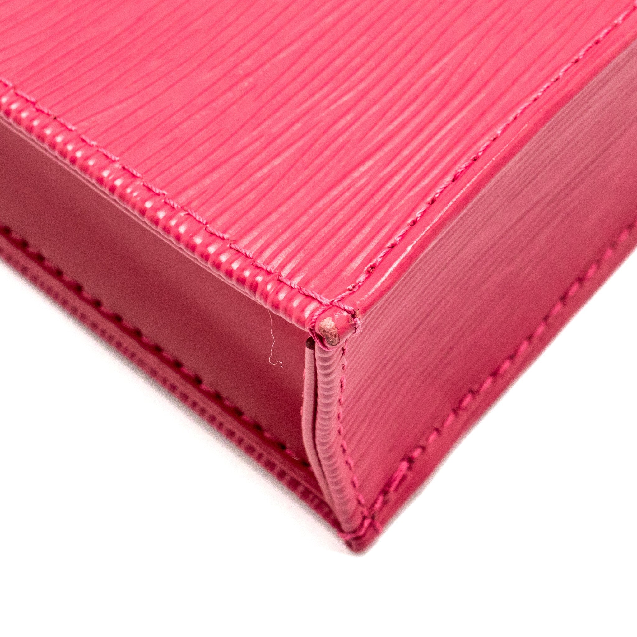 LOUIS VUITTON PETIT SAC PLAT EPI ROSE PONDICHERRY SHW