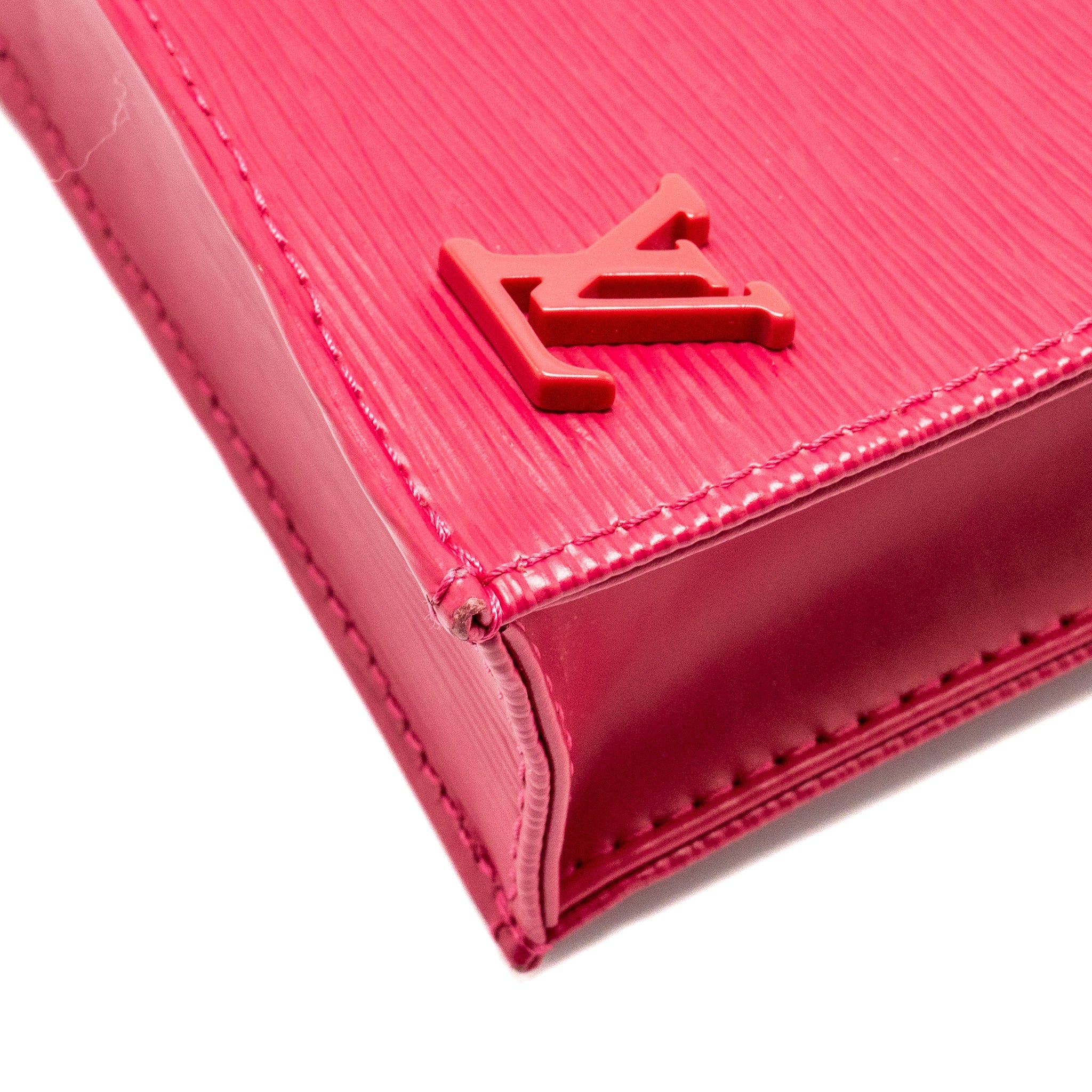 LOUIS VUITTON PETIT SAC PLAT EPI ROSE PONDICHERRY SHW