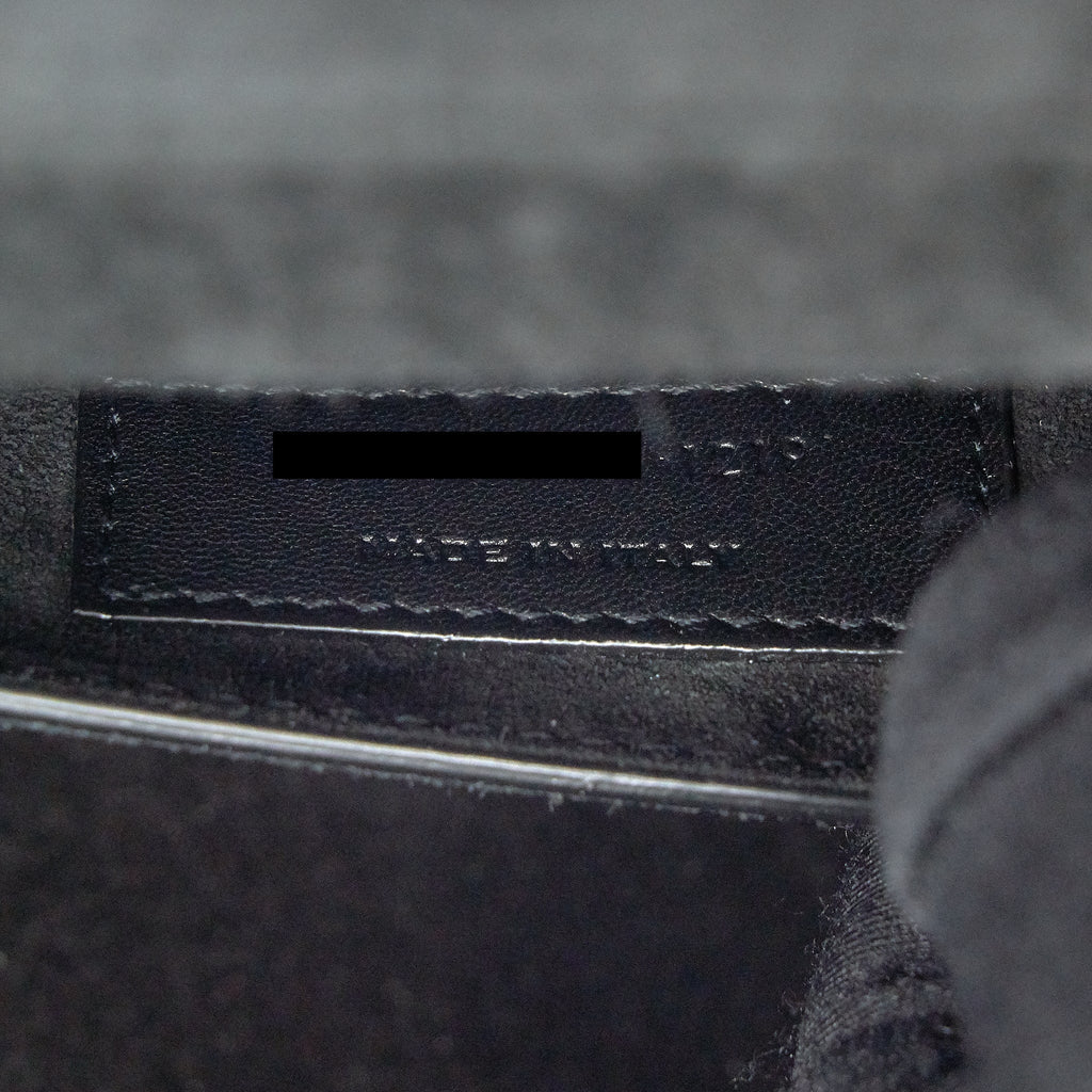 SAINT LAURENT KATE FLAP BAG PATENT BLACK GHW