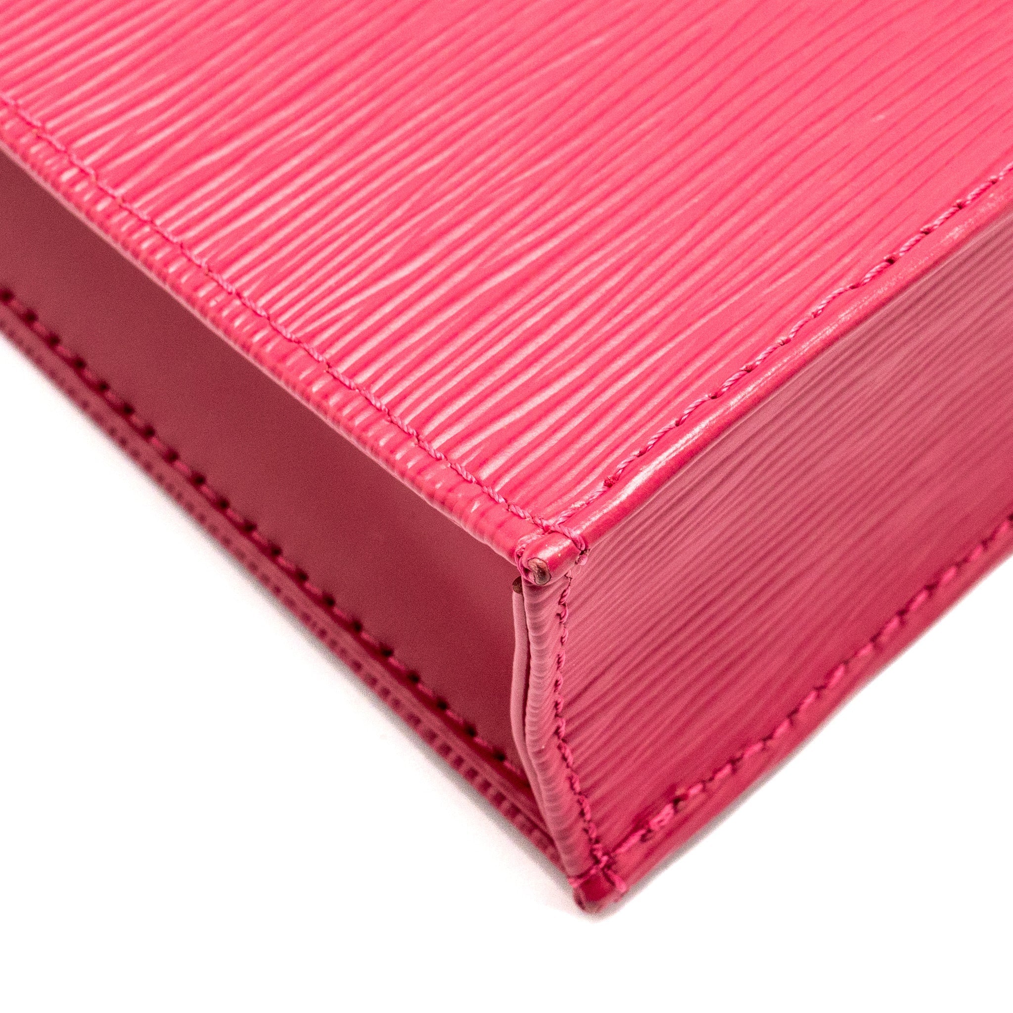 LOUIS VUITTON PETIT SAC PLAT EPI ROSE PONDICHERRY SHW