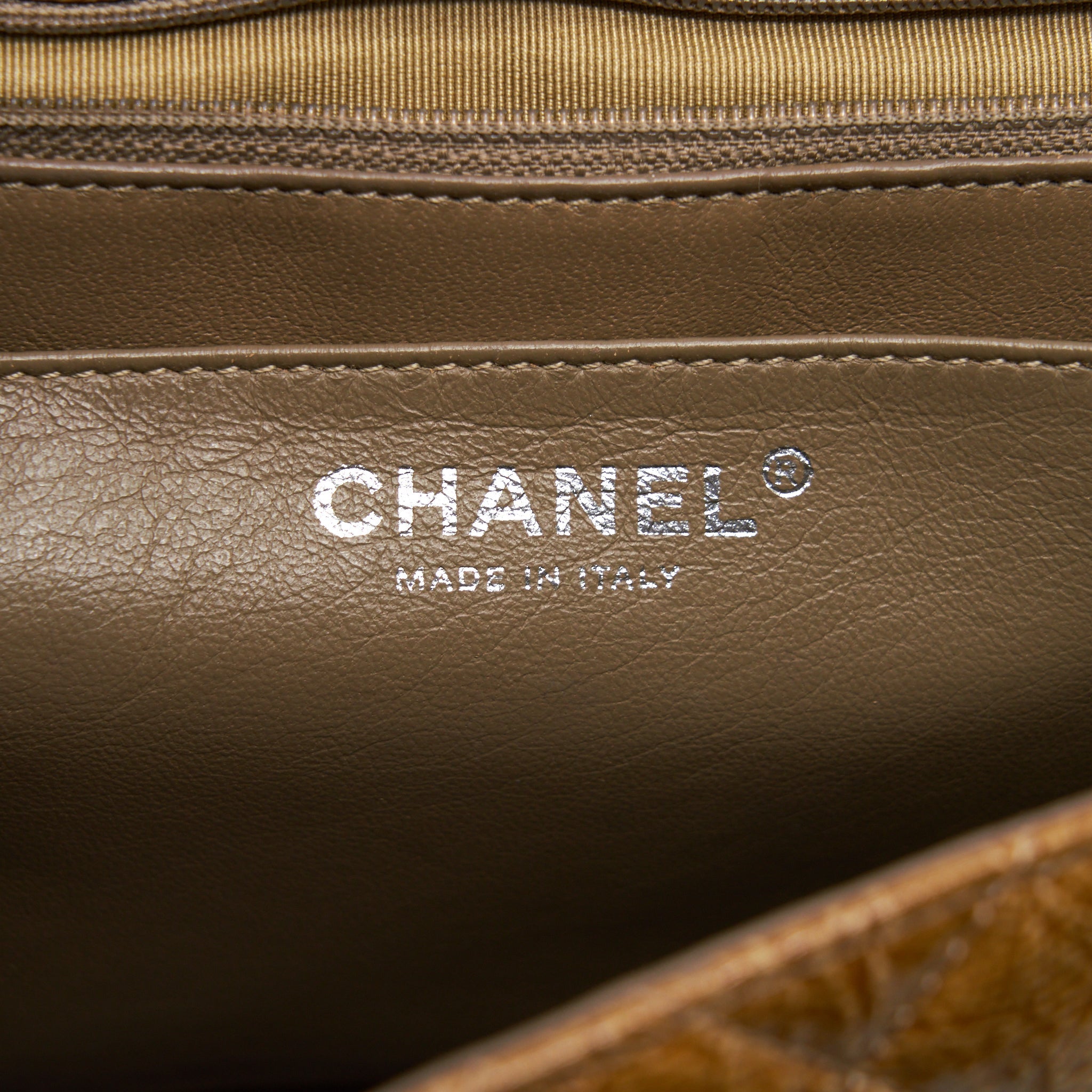 CHANEL SEASONAL FLAP BAG CARAMEL SHW