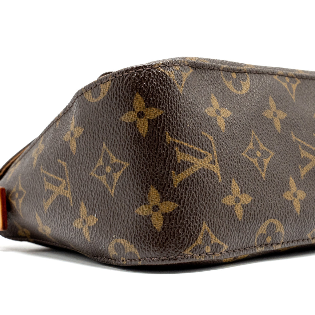 LOUIS VUITTON VINTAGE MINI LOOPING SHOULDER BAG MONOGRAM CANVAS GHW