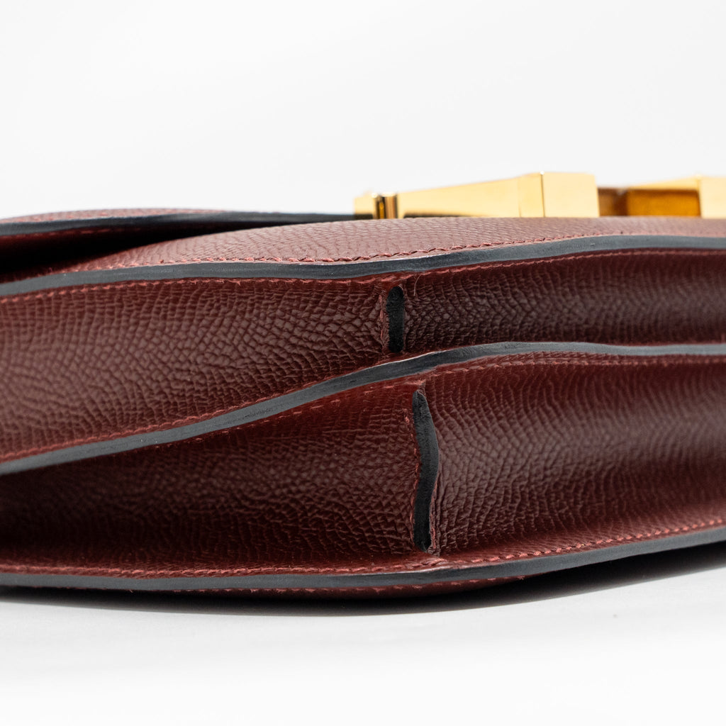HERMES CONSTANCE MINI EPSOM ROUGH H GHW