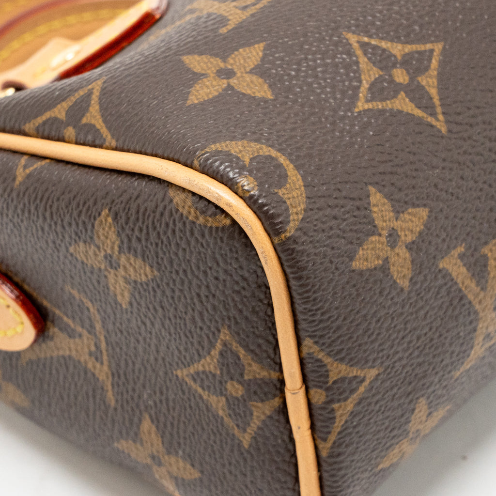 LOUIS VUITTON NANO SPEEDY MONOGRAM CANVAS GHW
