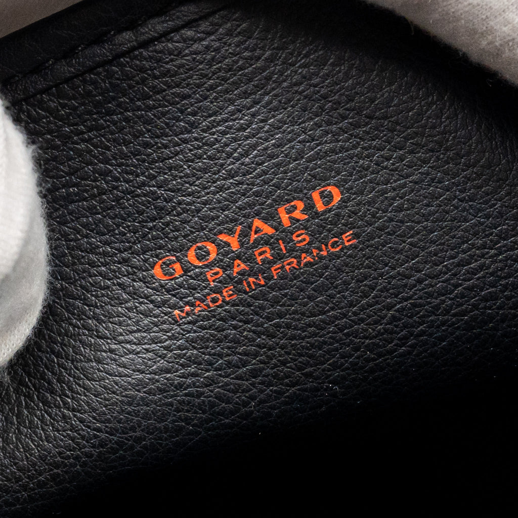 GOYARD MINI ANJOU TOTE GOYARDLINE CANVAS/LEATHER BLACK SHW
