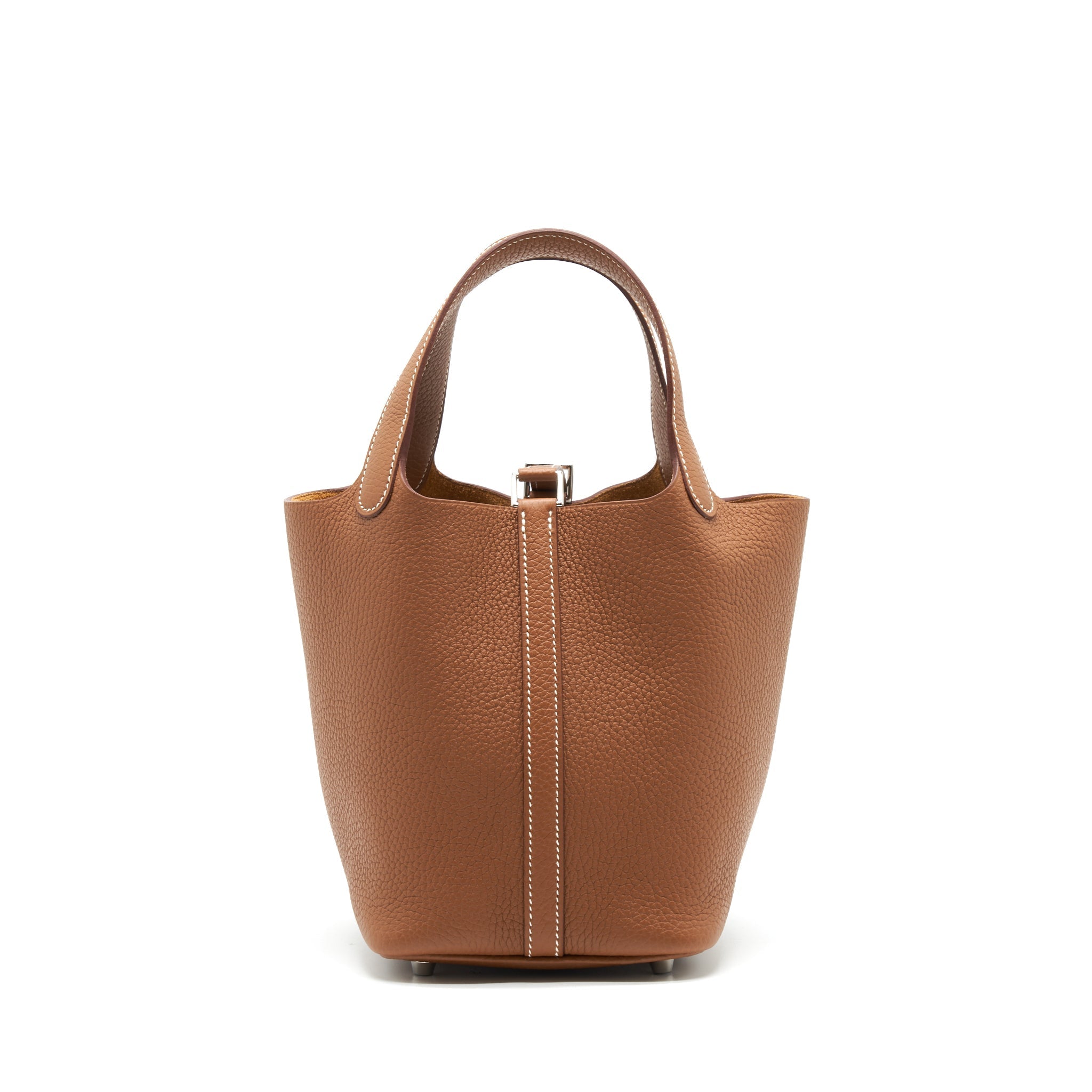 HERMES PICOTIN 18 LOCK BAG GOLD WITH SHW