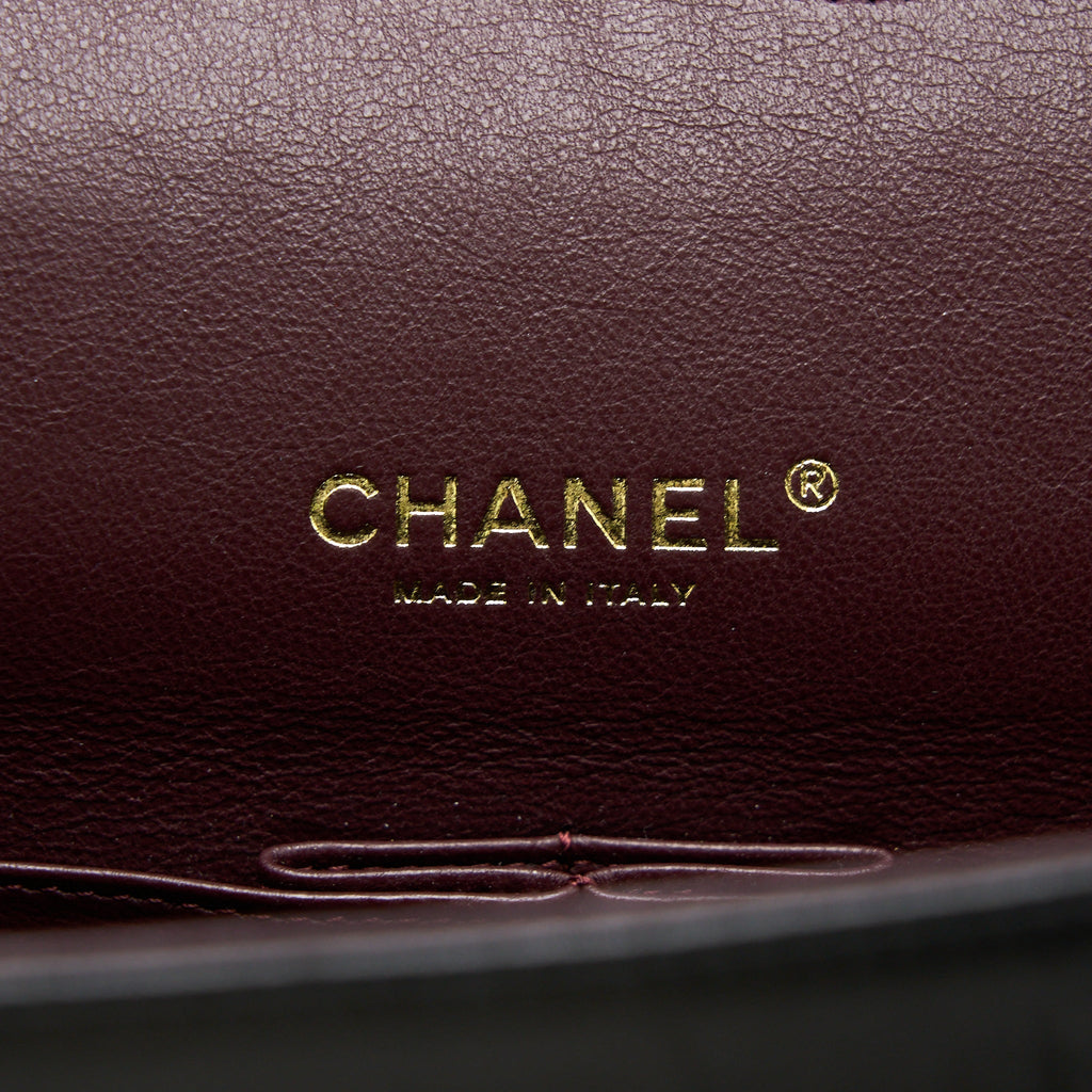 CHANEL MAXI CLASSIC DOUBLE FLAP BAG LAMBSKIN BLACK GHW
