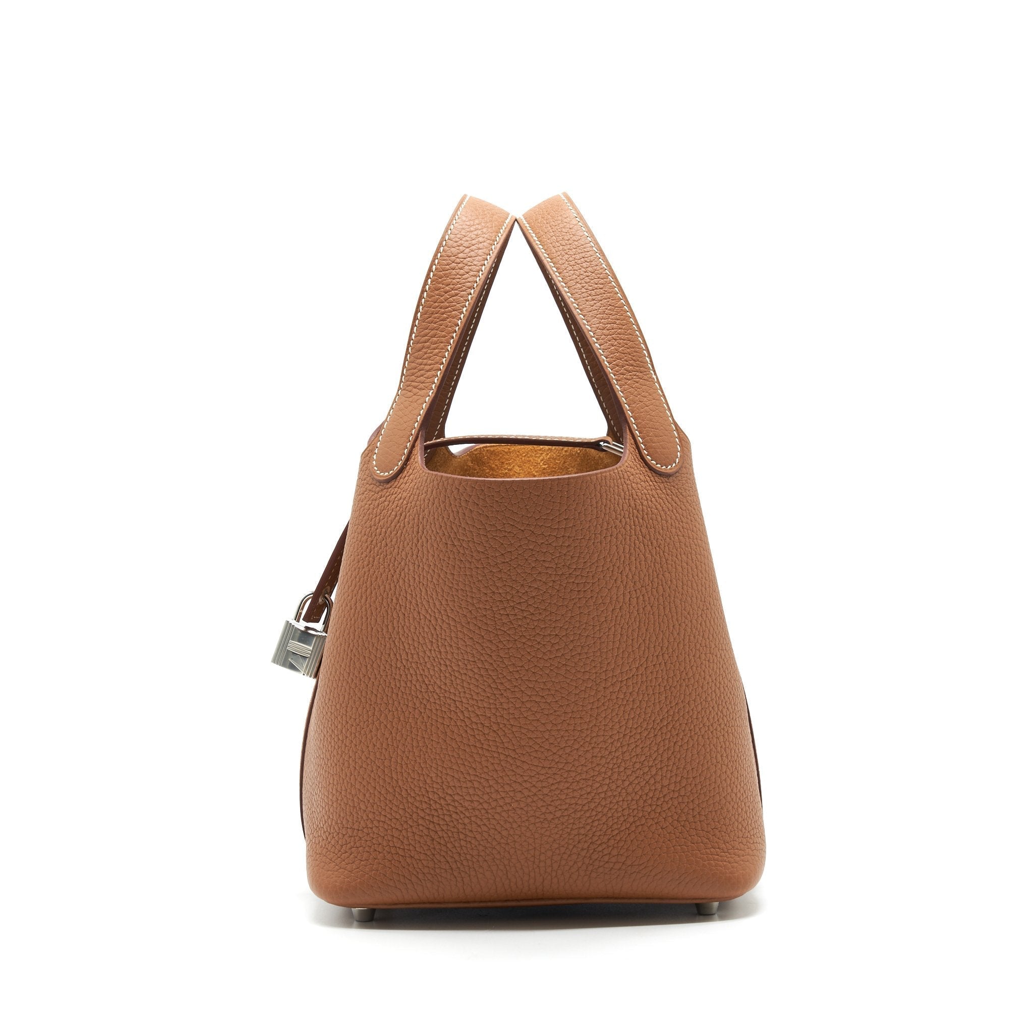 HERMES PICOTIN 18 LOCK BAG GOLD SHW