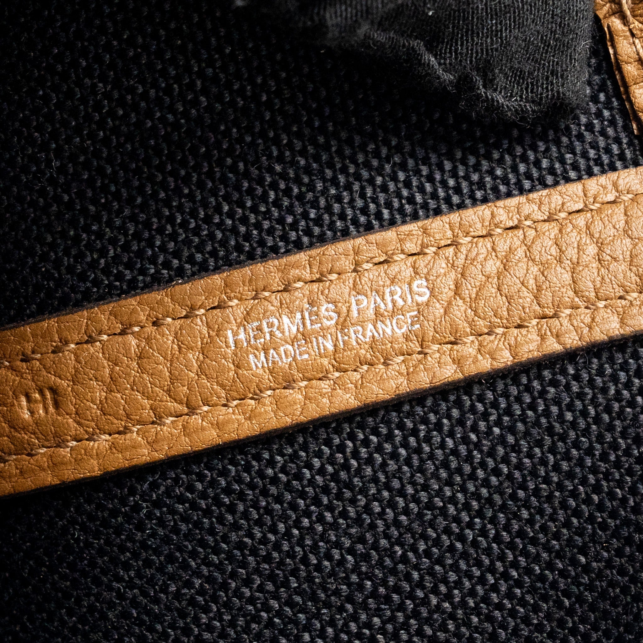 HERMES GARDEN PARTY 36 CANVAS/ NEGONDA BLACK/ ALEZAN SHW