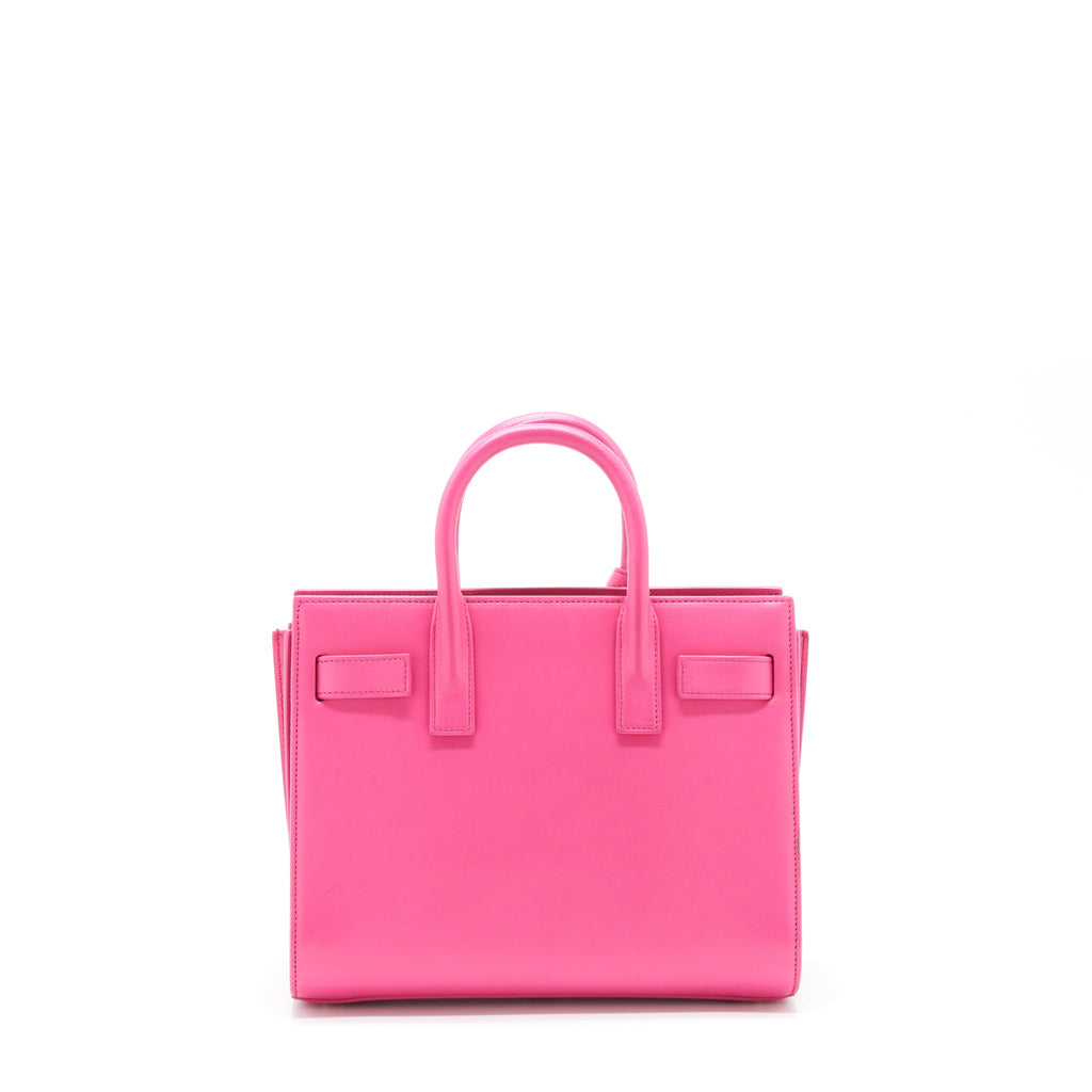 SAINT LAURENT/YSL NANO SAC DE JOUR NANO CALFSKIN PINK GHW