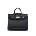 HERMES BIRKIN 25 SELLIER BLACK GHW
