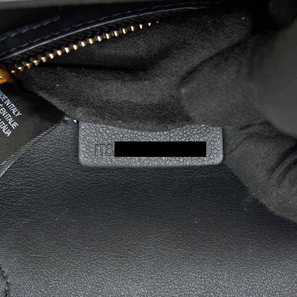 BURBERRY SMALL DK88 TOP HANDLE BAG BLACK