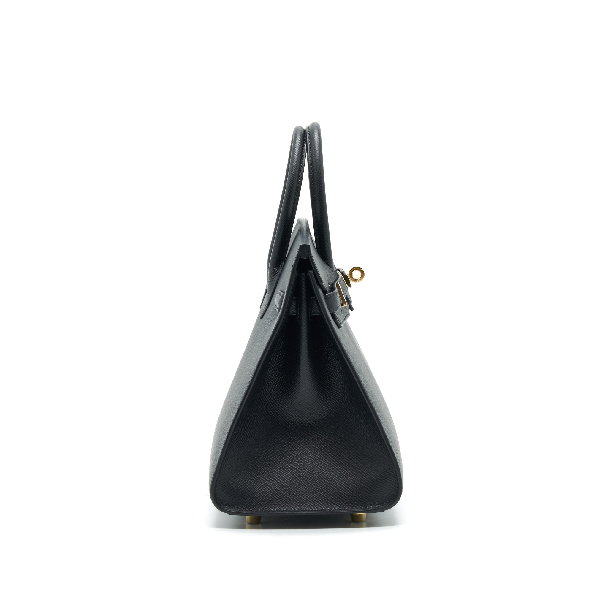 HERMES BIRKIN 25 SELLIER BLACK GHW