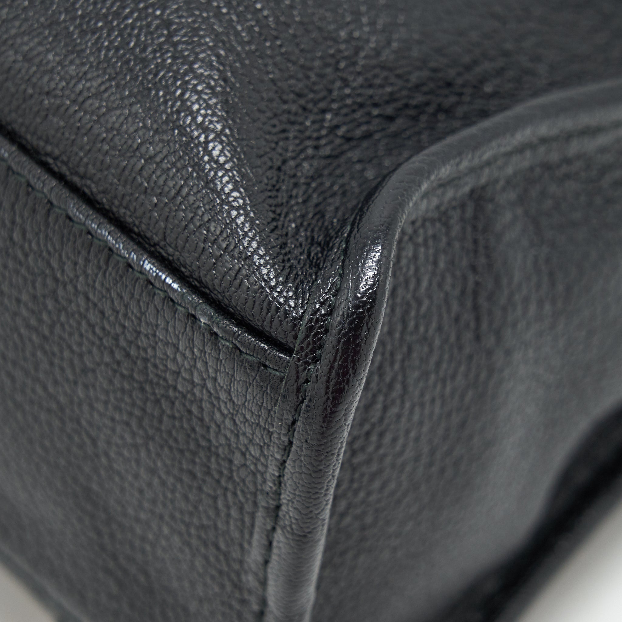 BALENCIAGA METALLIC EDG CITY S BAG BLACK GHW