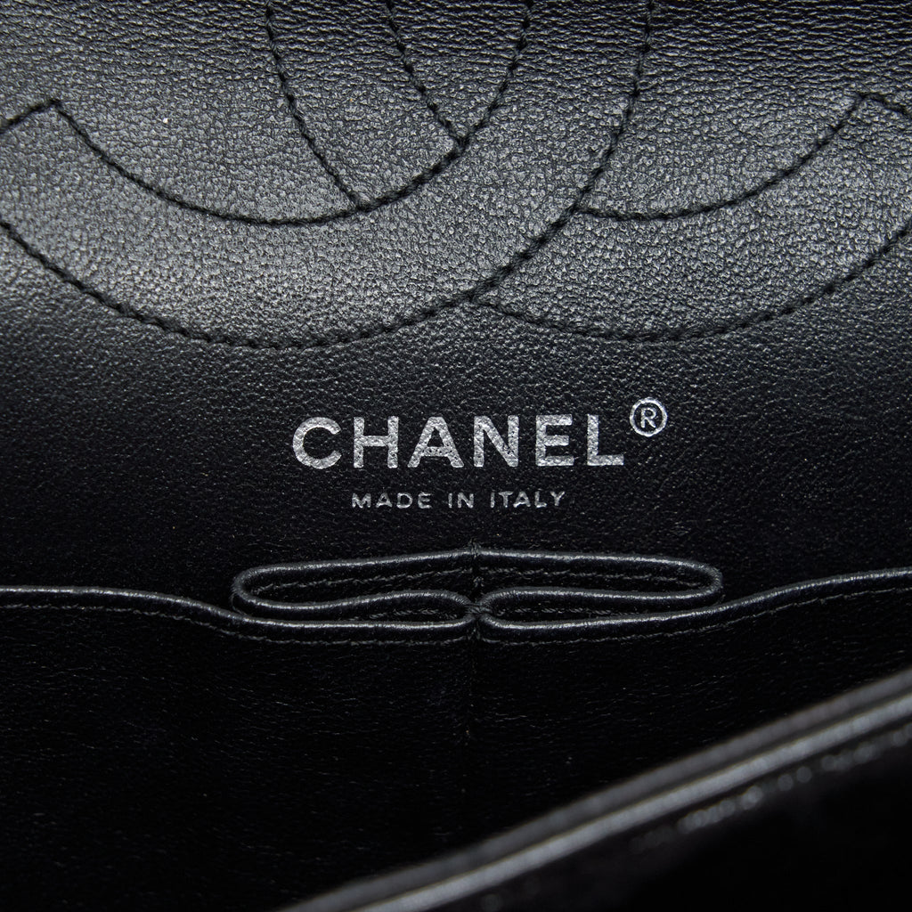 CHANEL 2.55 226 REISSUE AGED CALFSKIN SO BLACK