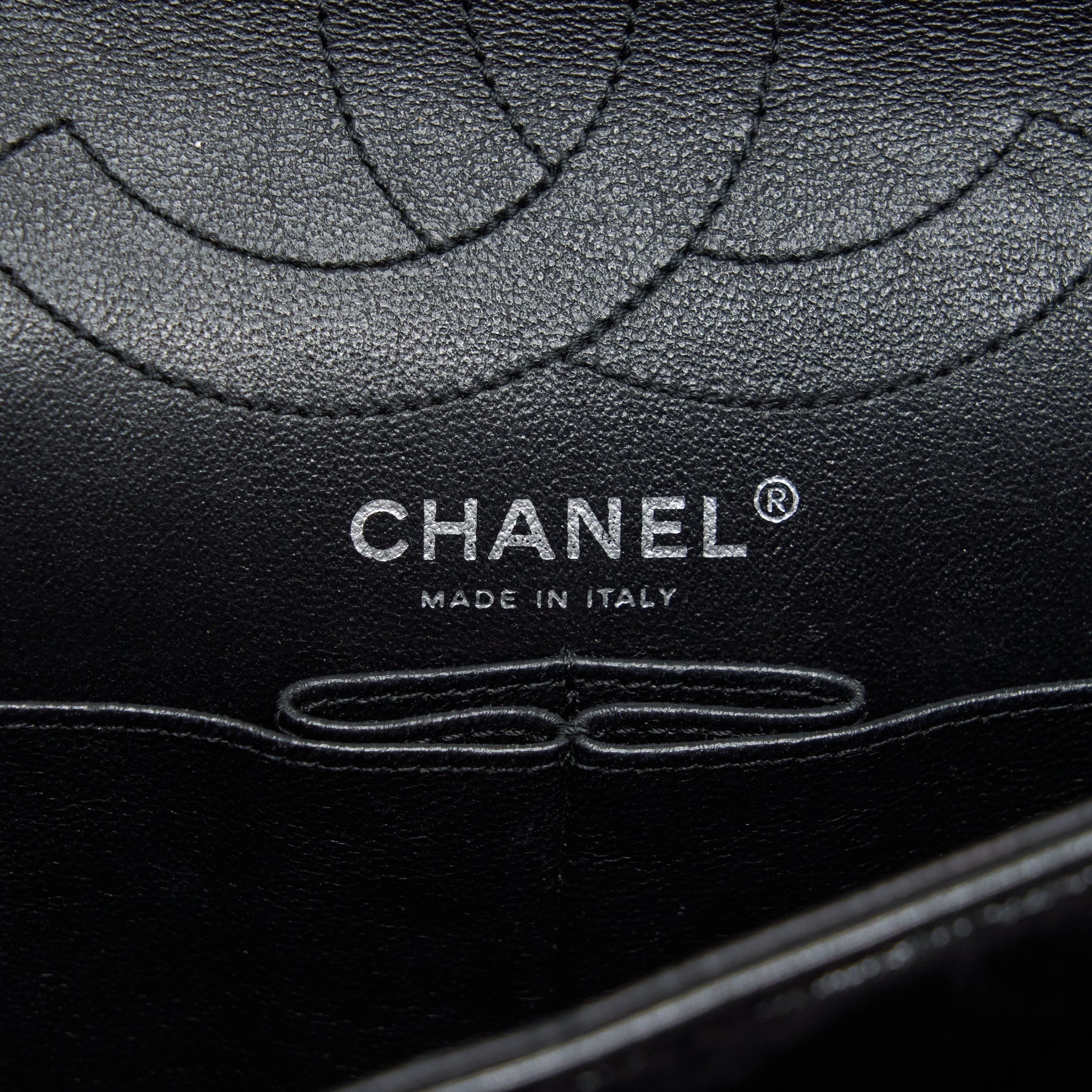 CHANEL 2.55 226 REISSUE AGED CALFSKIN SO BLACK