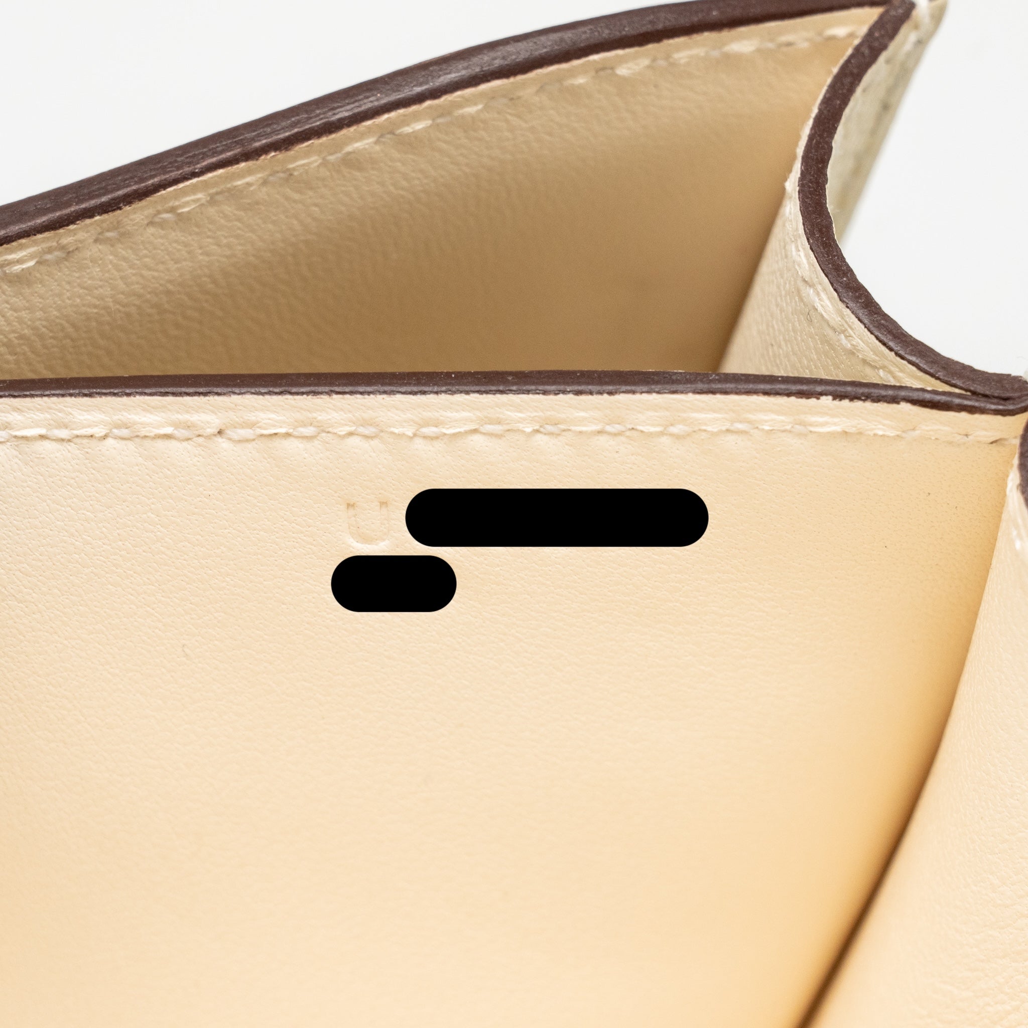 HERMES MINI CONSTANCE EPSOM NATA GHW