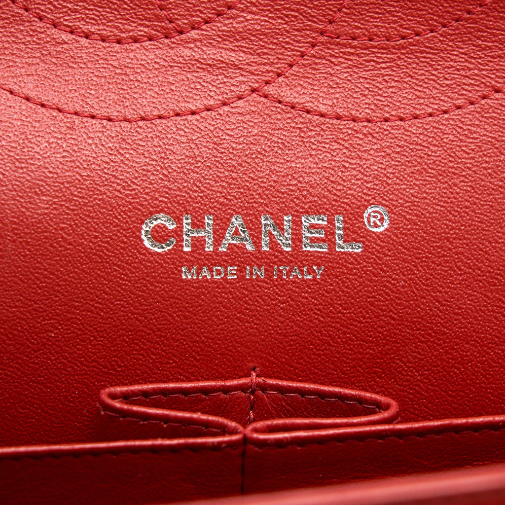 CHANEL JUMBO CLASSIC DOUBLE FLAP BAG LAMBSKIN CORAL SHW