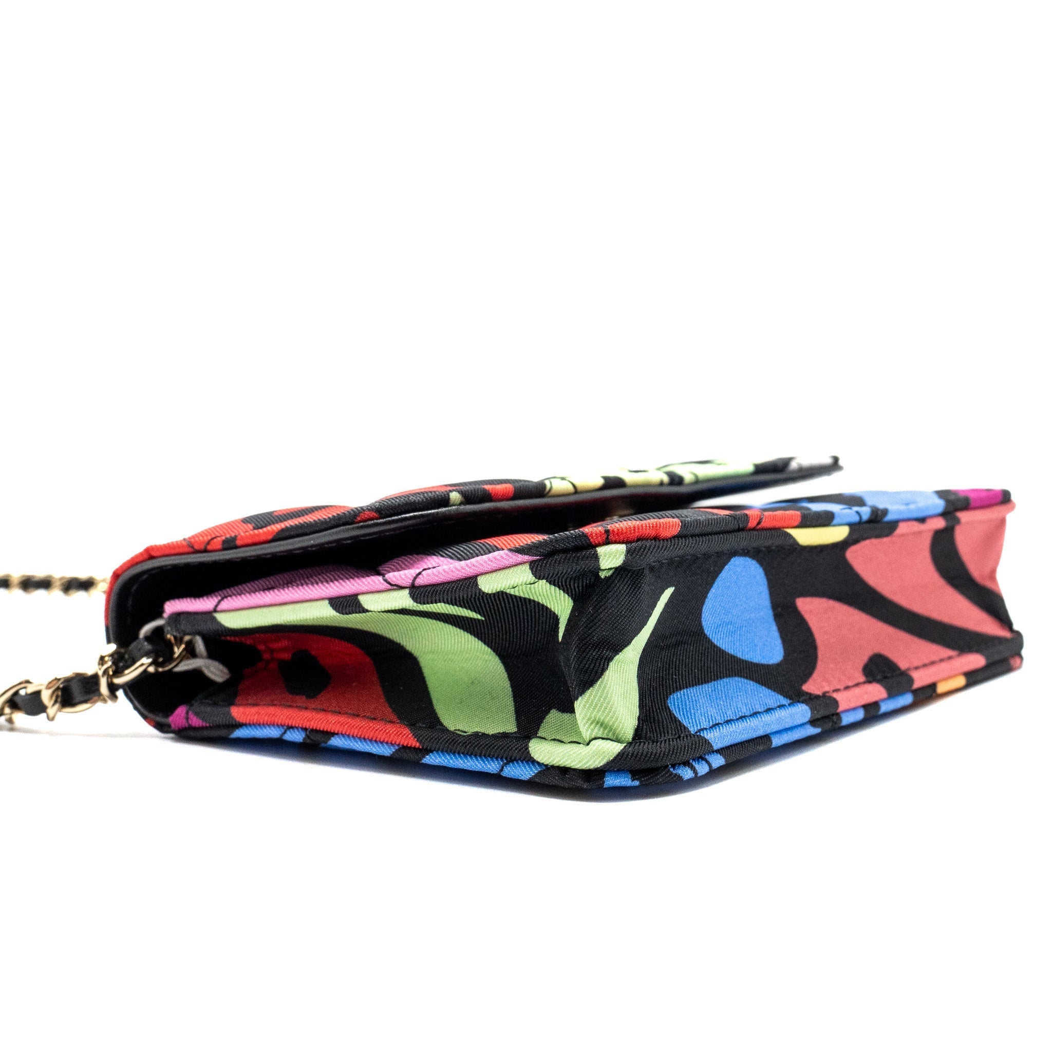 CHANEL 22S MINI FLAP BAG FABRIC MULTICOLOUR LGHW