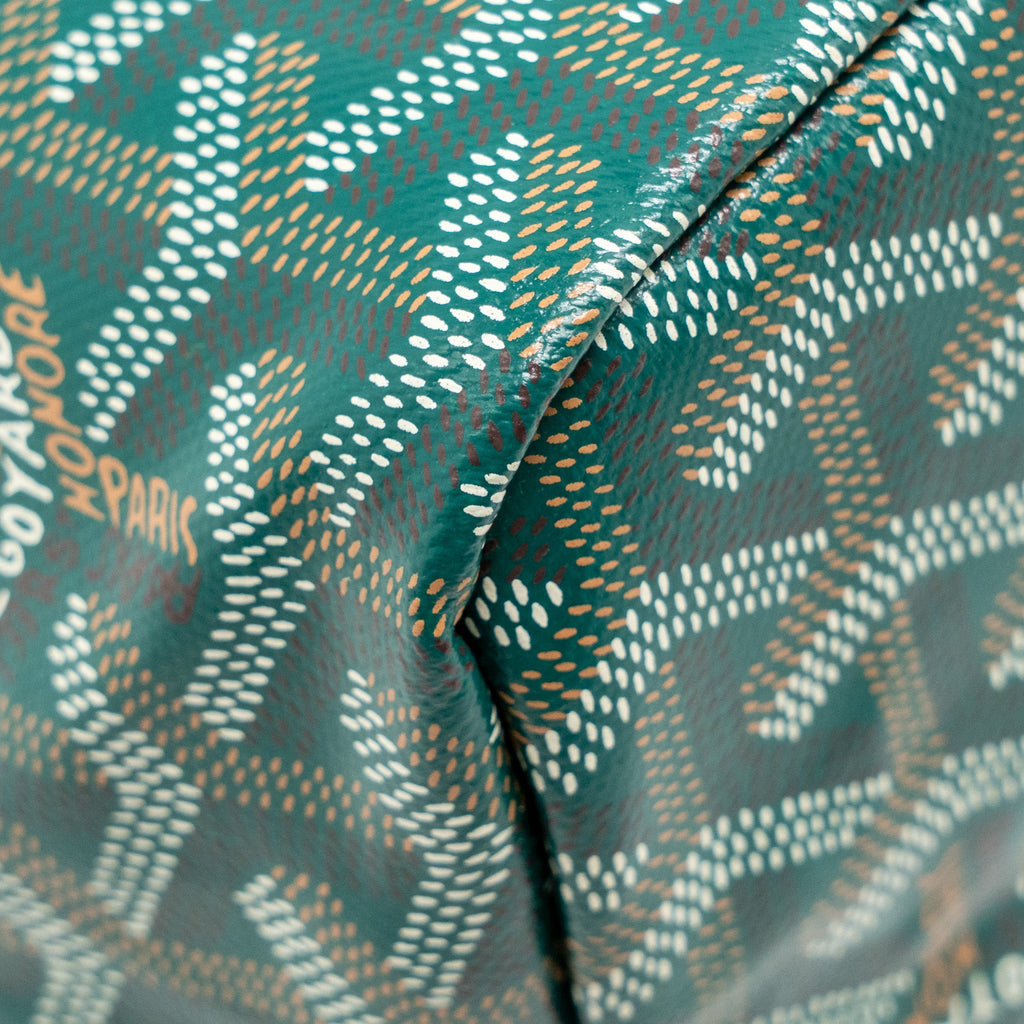 GOYARD BOHEME HOBO BAG GOYARDINE CANVAS GREEN SHW