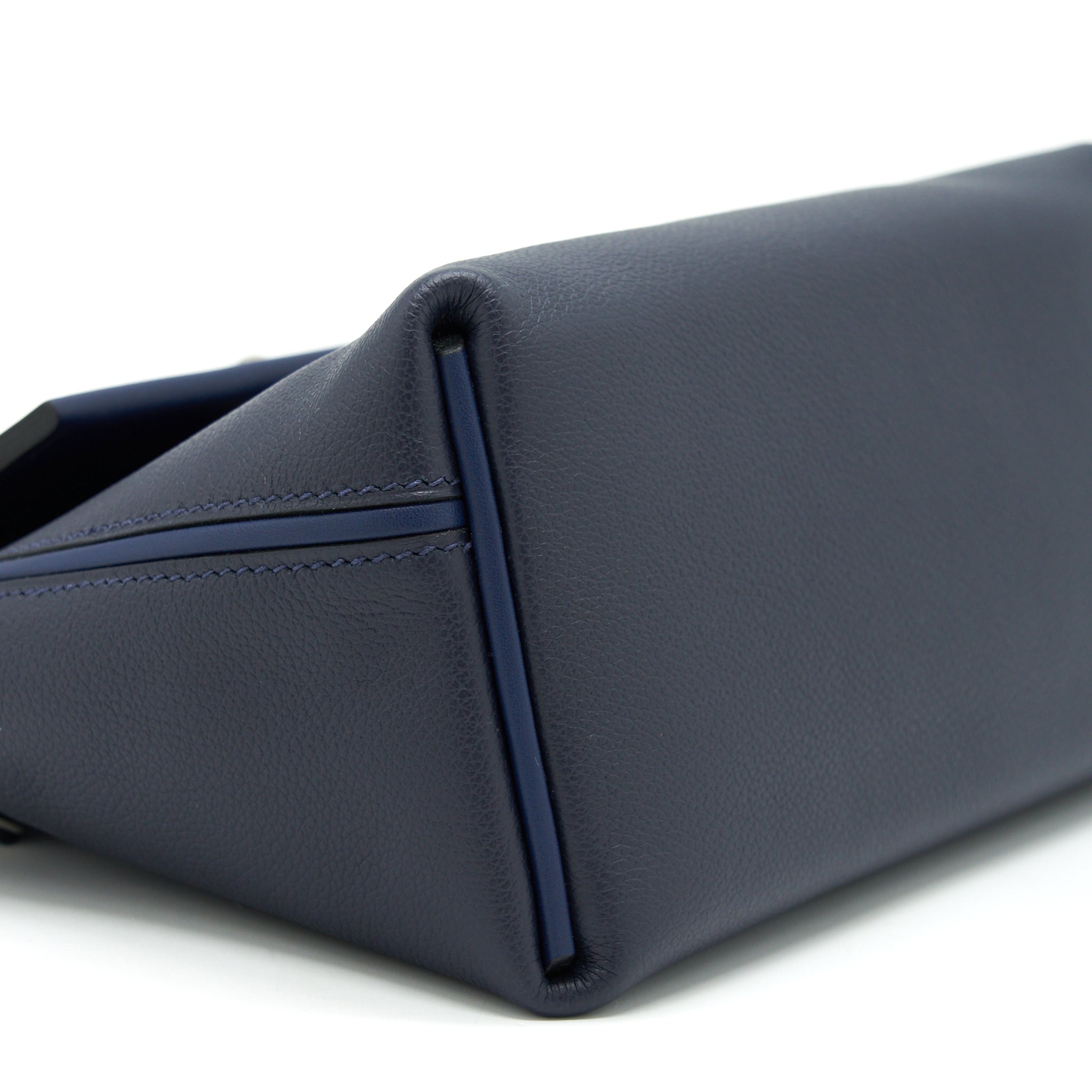 HERMES MINI 24/24 2424-21 BAG SWIFT BLUE NUIT/BLUE NAVY SHW