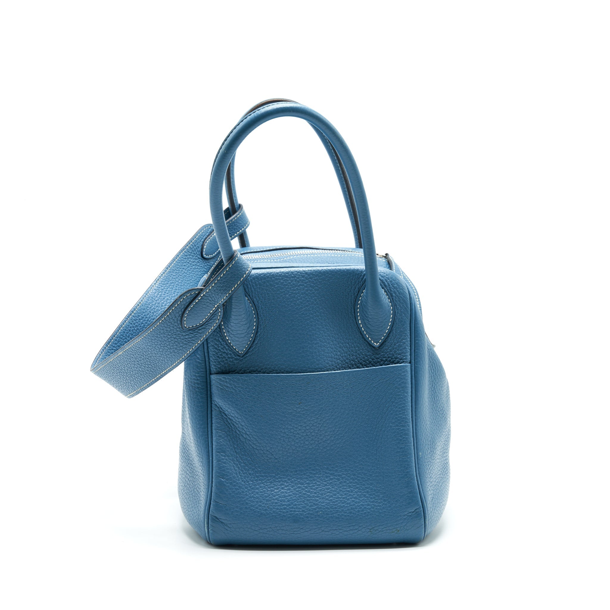 HERMES LINDY 34 BLUE JEAN SHW