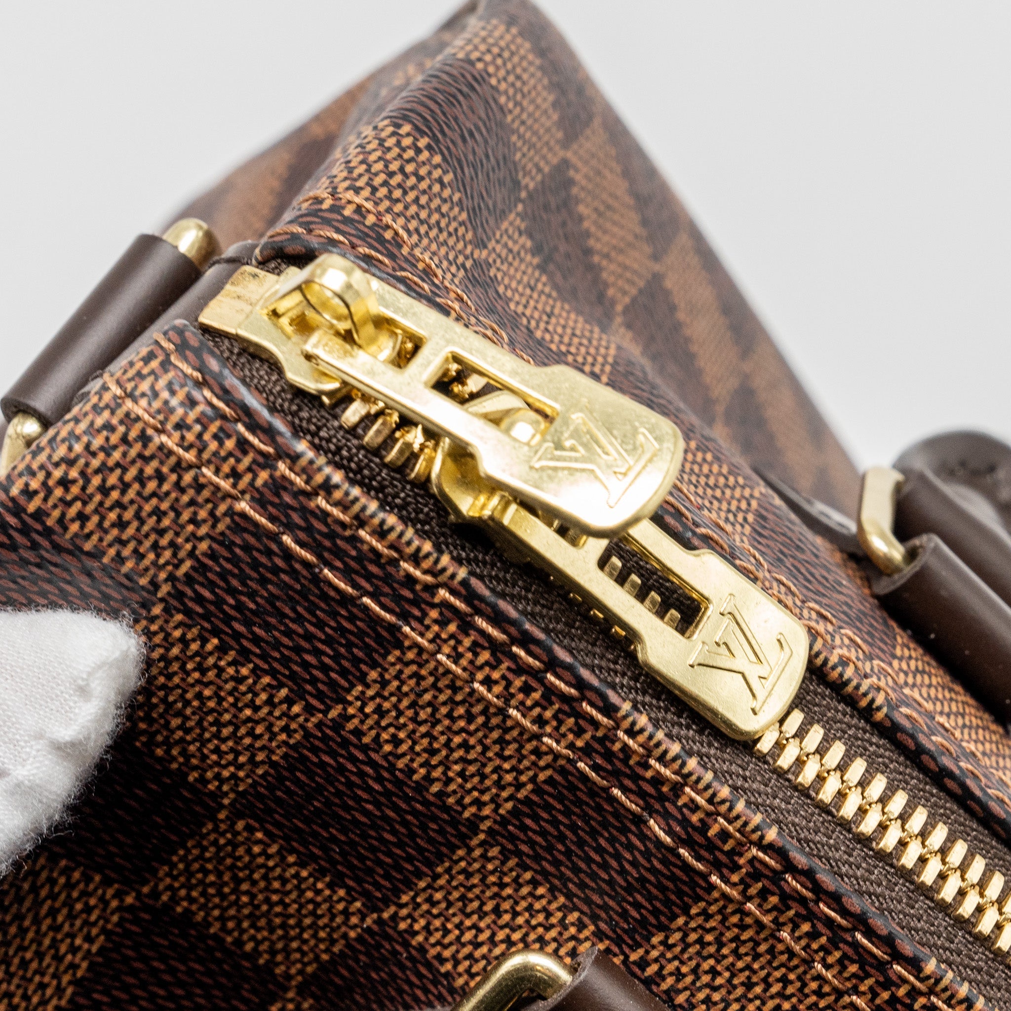 LOUIS VUITTON SPEEDY BANDOULIERE 25 DAMIER EBENE GHW