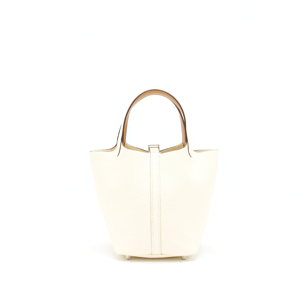 HERMES PICOTIN 18 LOCK BAG NATA/ SESAME SHW